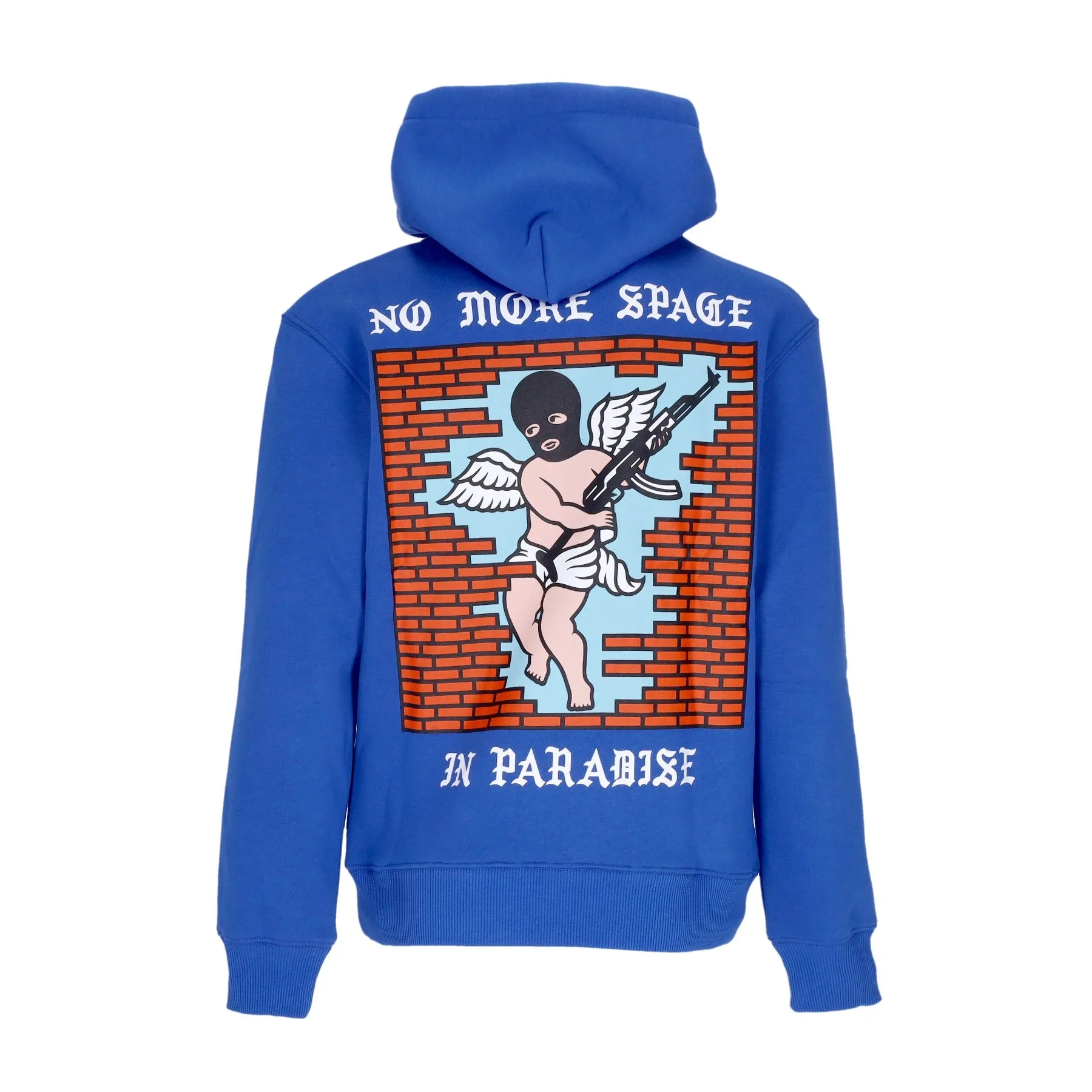 Felpa Cappuccio Uomo No More Space Hoodie Blue
