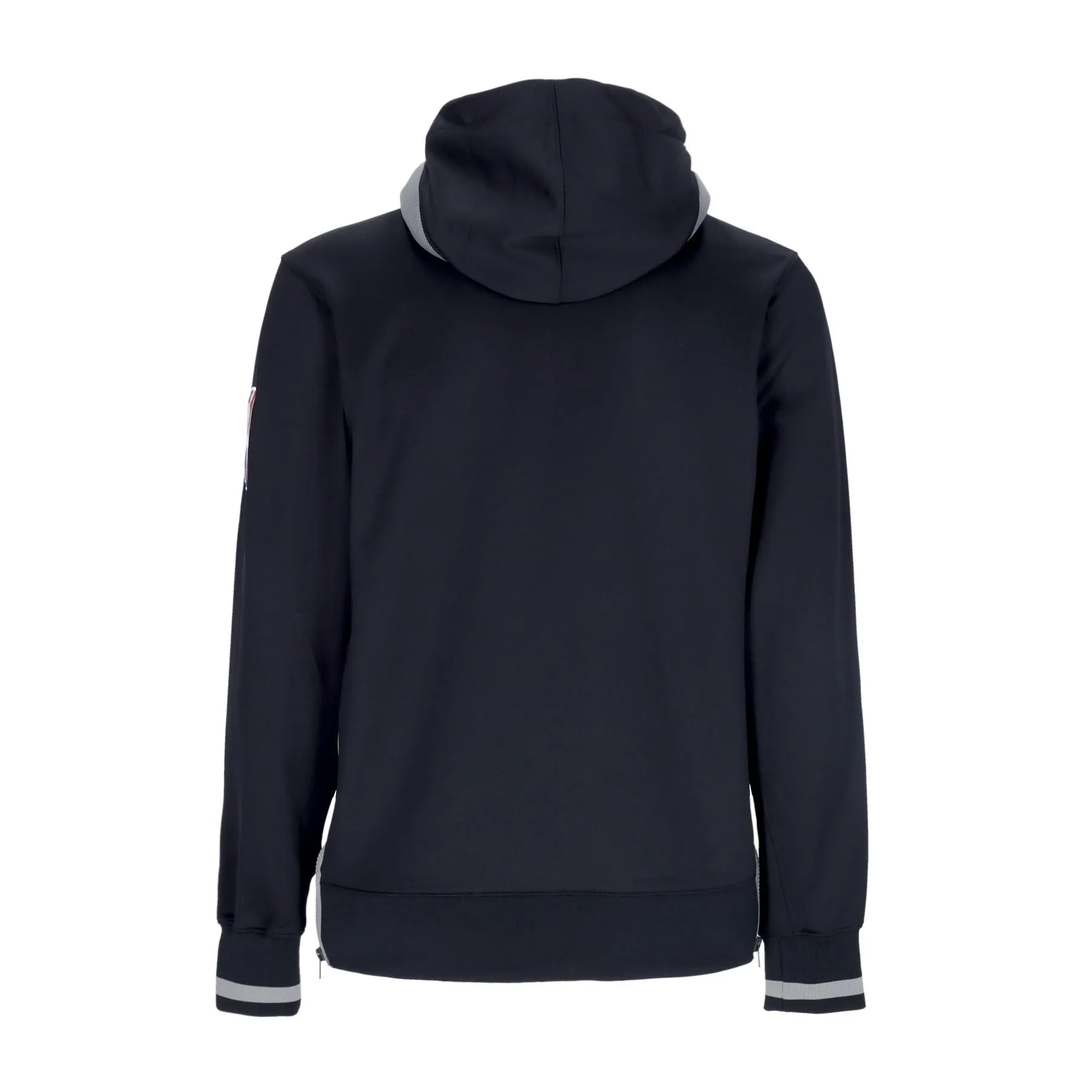 Felpa Leggera Cappuccio Zip Uomo Nba Dri-fit Showtime Full-zip Hoodie Bronet Black/dark Steel Grey/black/white