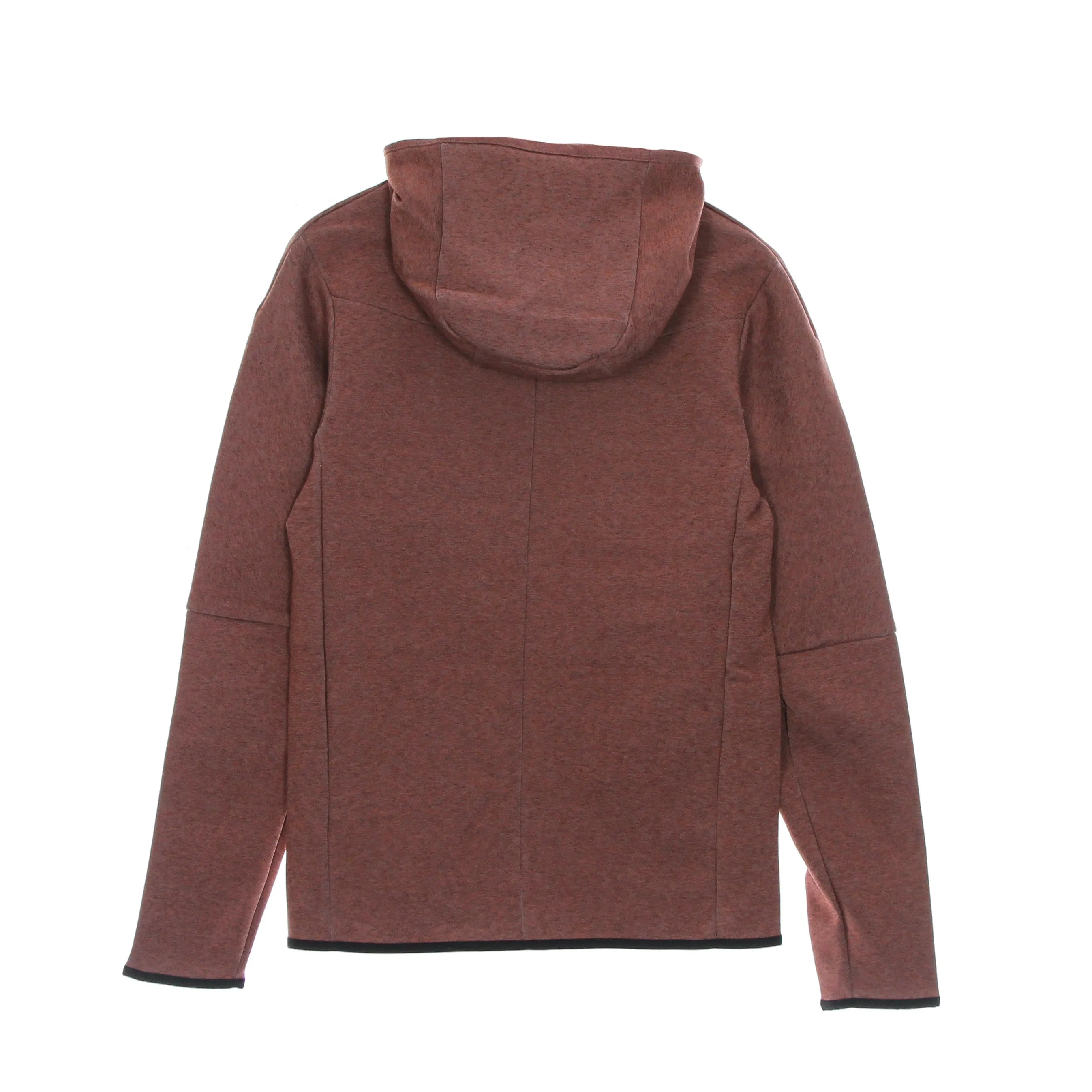 Felpa Leggera Cappuccio Zip Uomo Tech Fleece Full Zip Hoodie Revival Redstone/htr