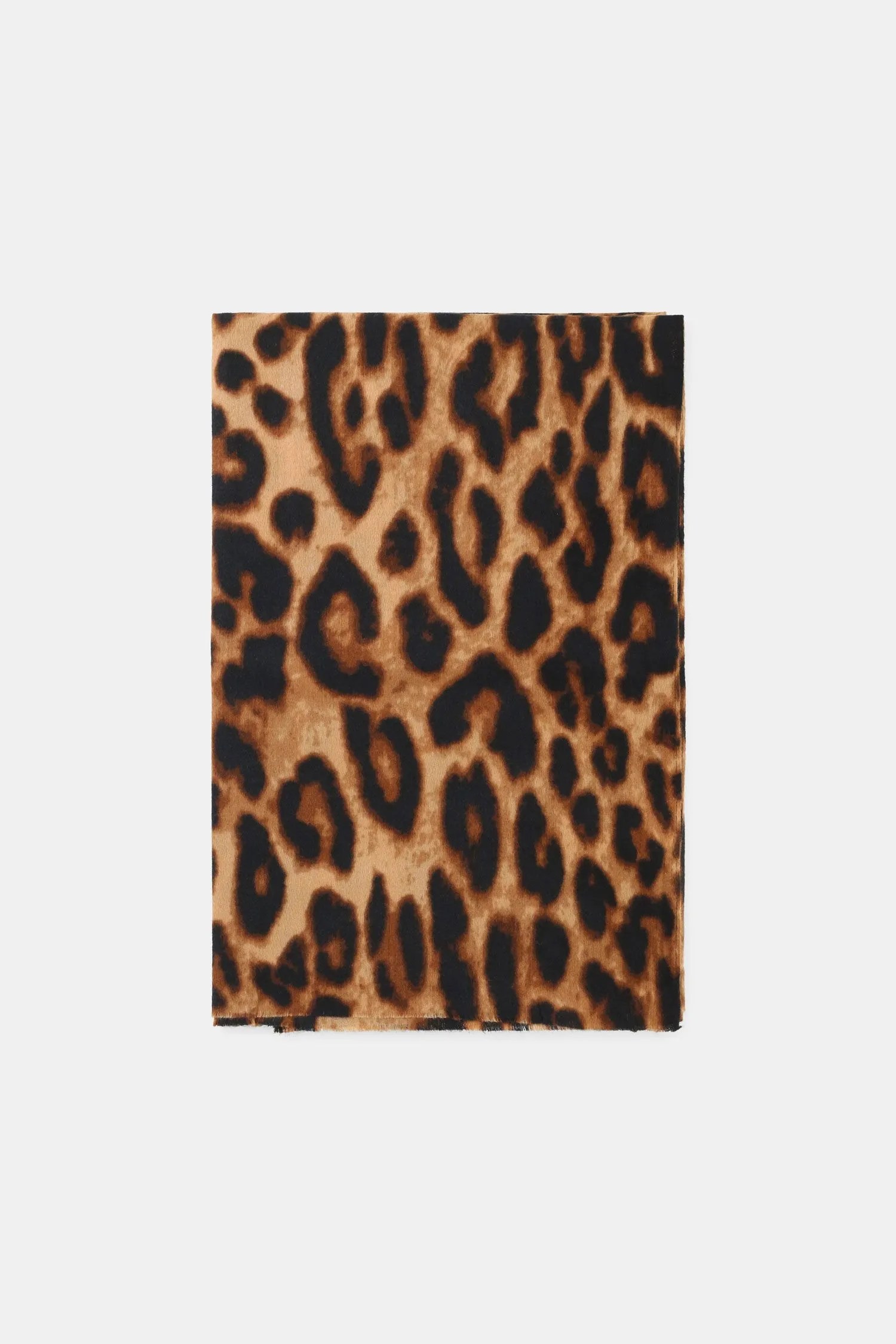  Foulard con motivo animalier 