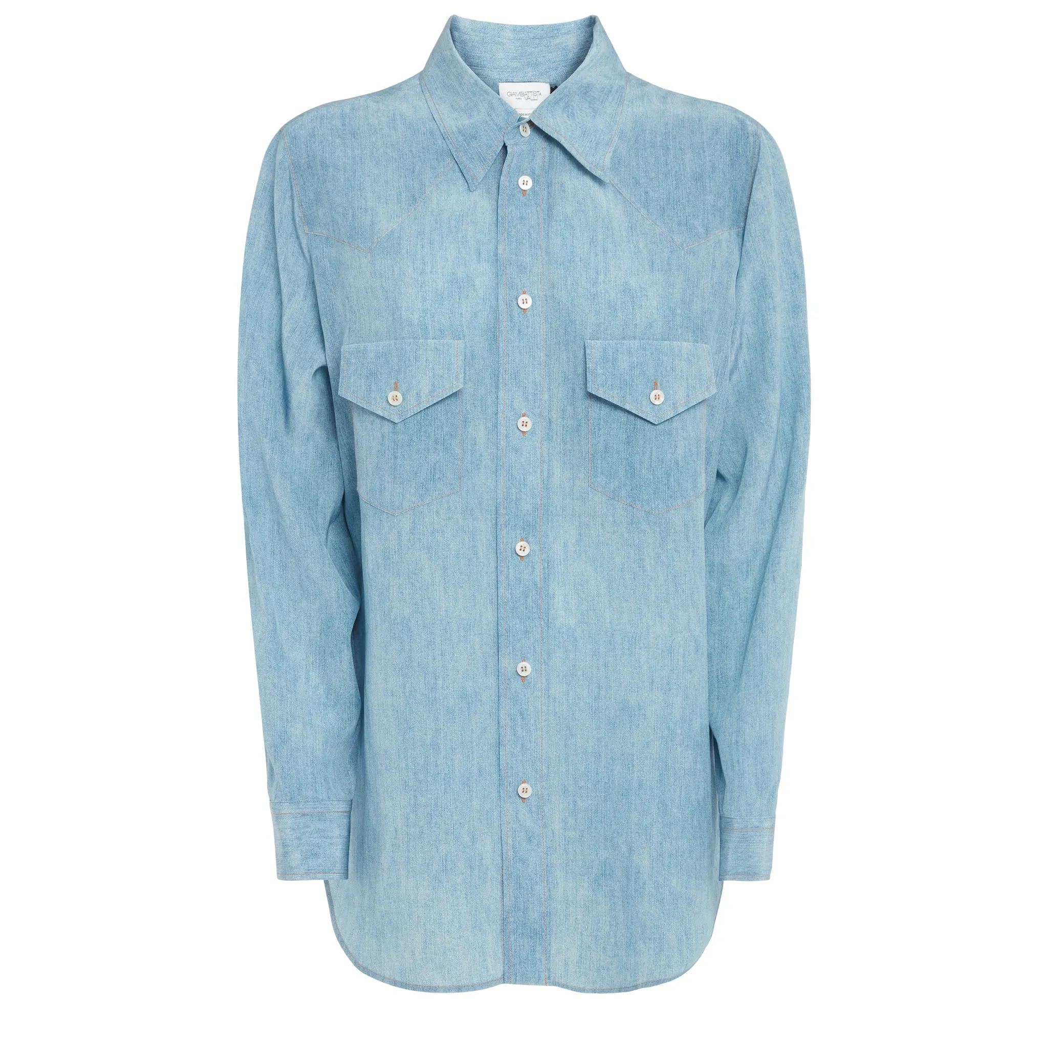 GIAMBATTISTA VALLI  Camicia in cotone azzurra