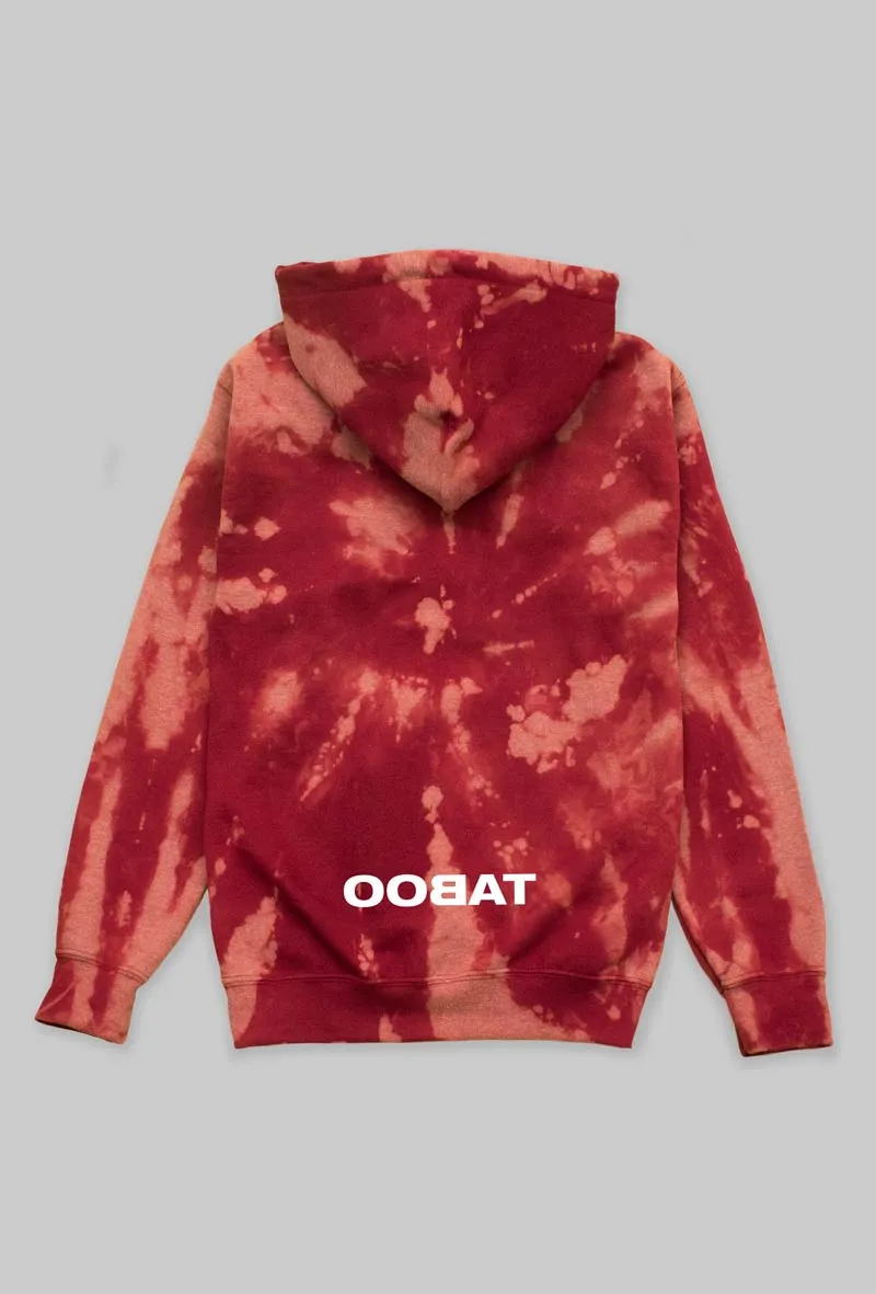 Gravity red dye hoodie