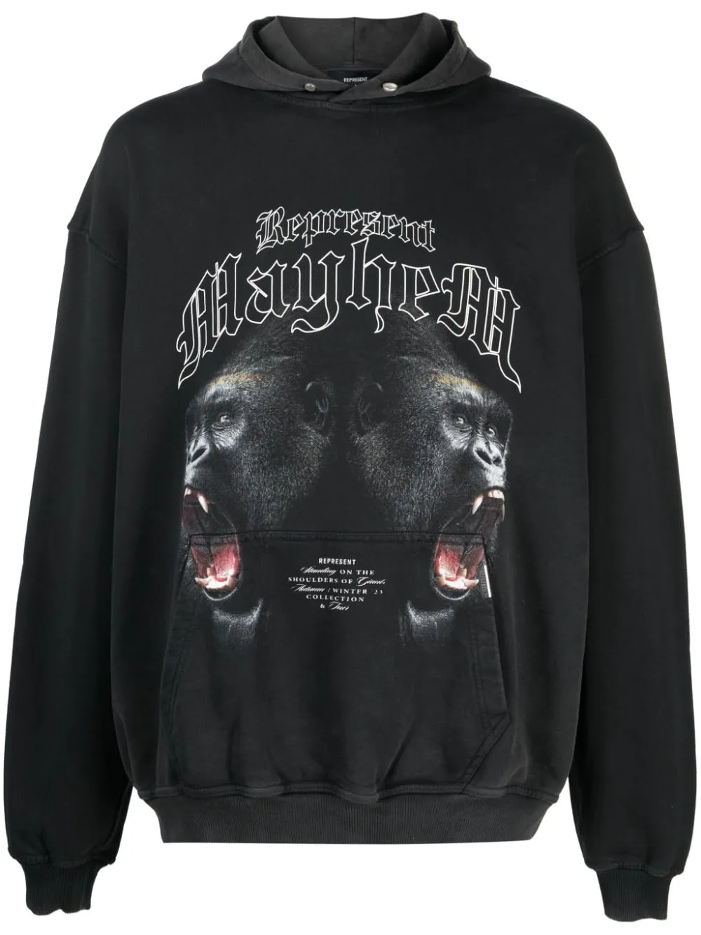 hoodie Mayhem con stampa
