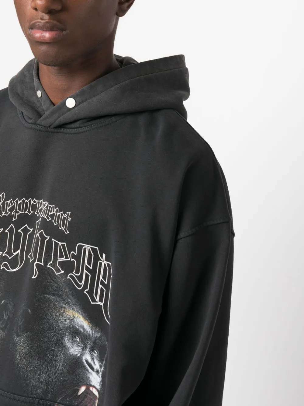 hoodie Mayhem con stampa