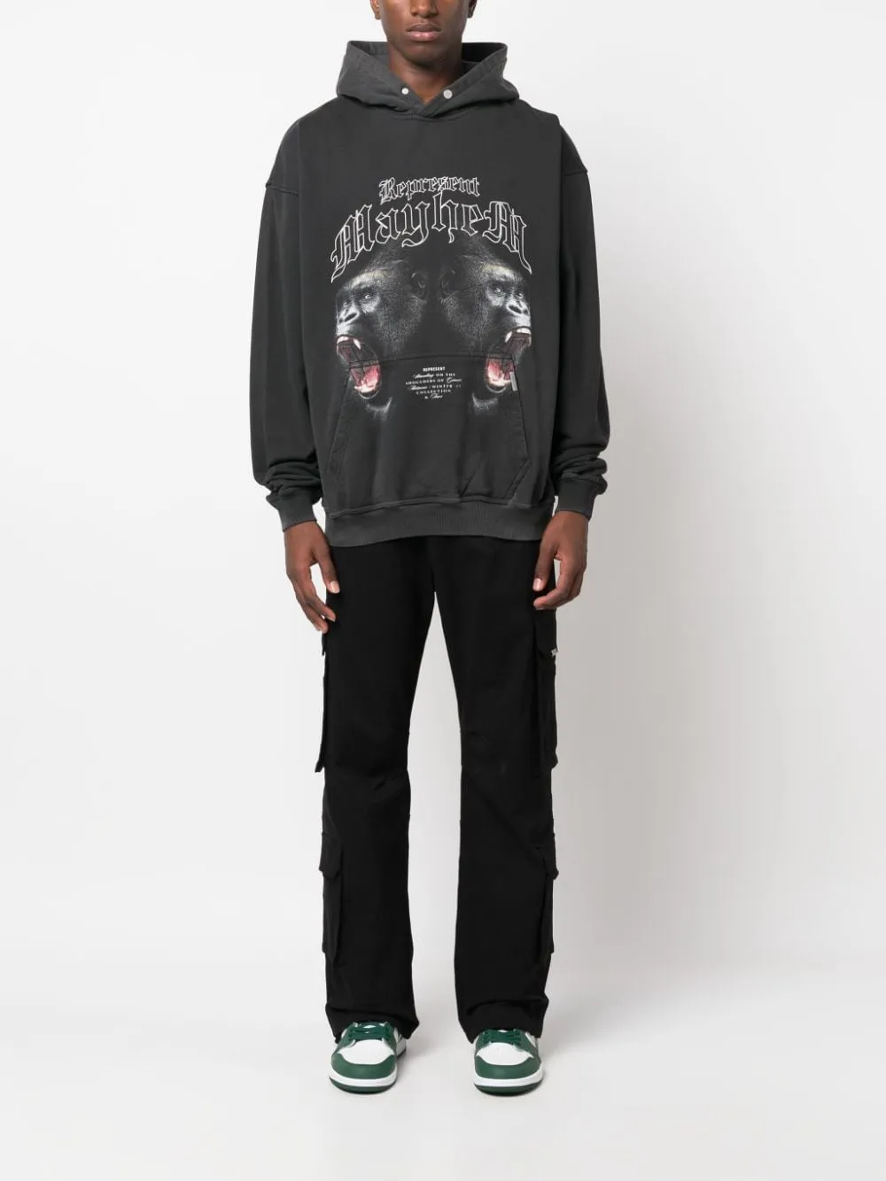 hoodie Mayhem con stampa