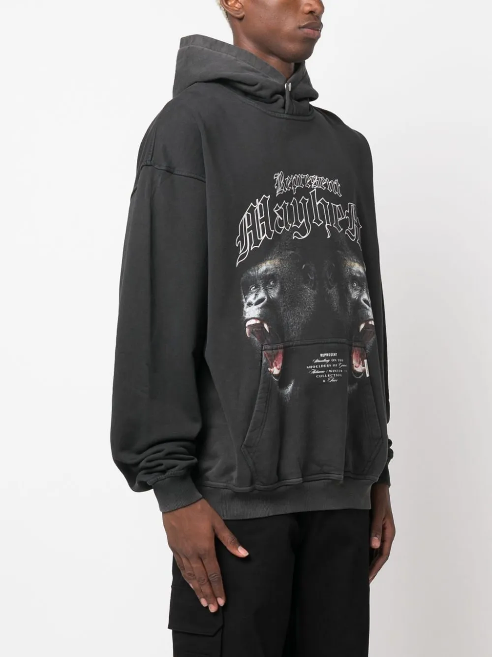 hoodie Mayhem con stampa