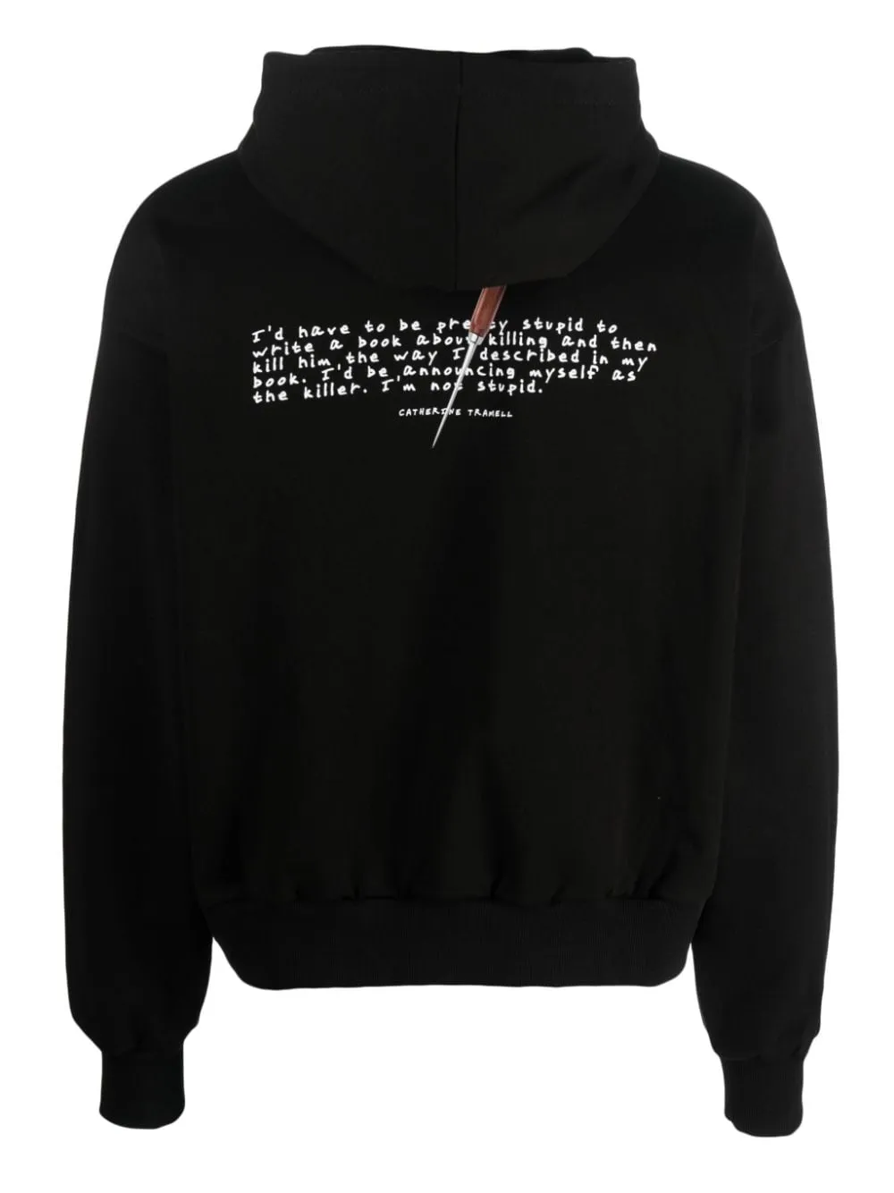 hoodie nera basic instinct