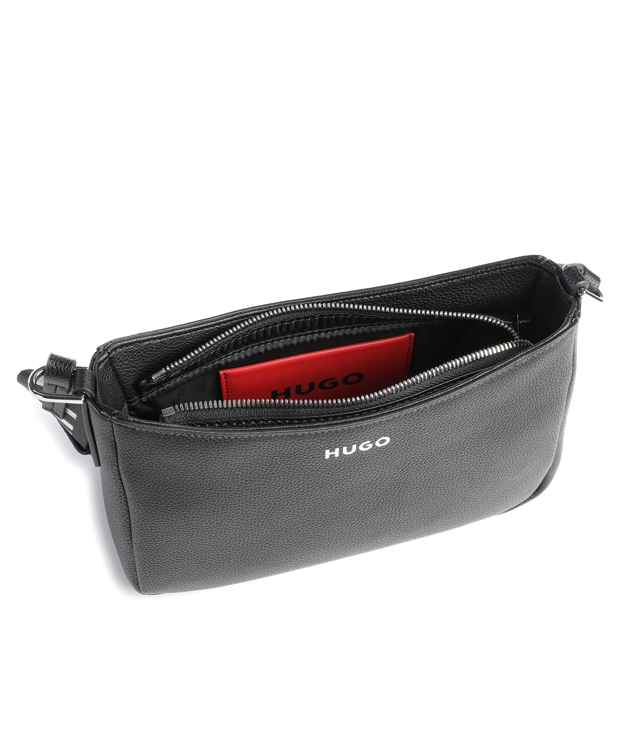  Hugo Bel Borsa a tracolla pelle sintetica nero  