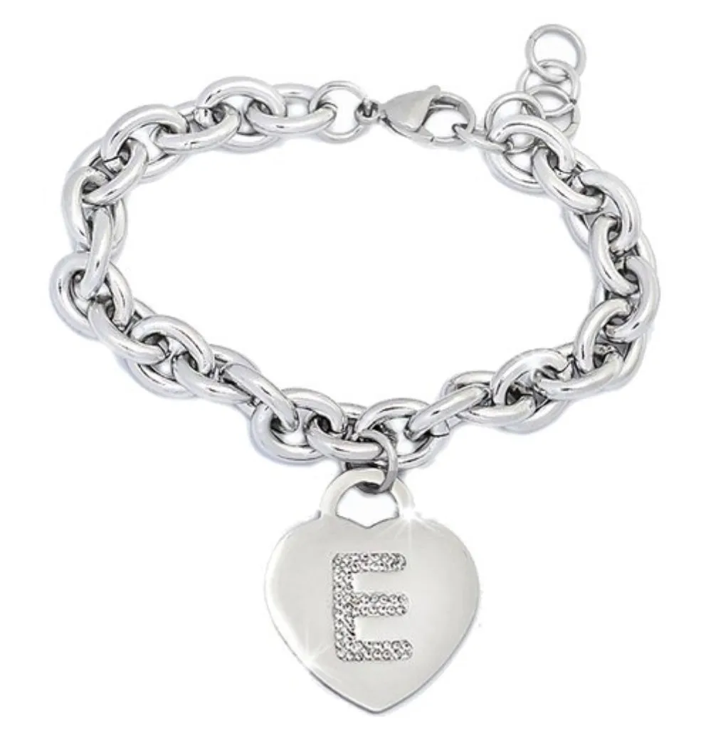 IF FASHION Bracciali Con Lettere Con Strass