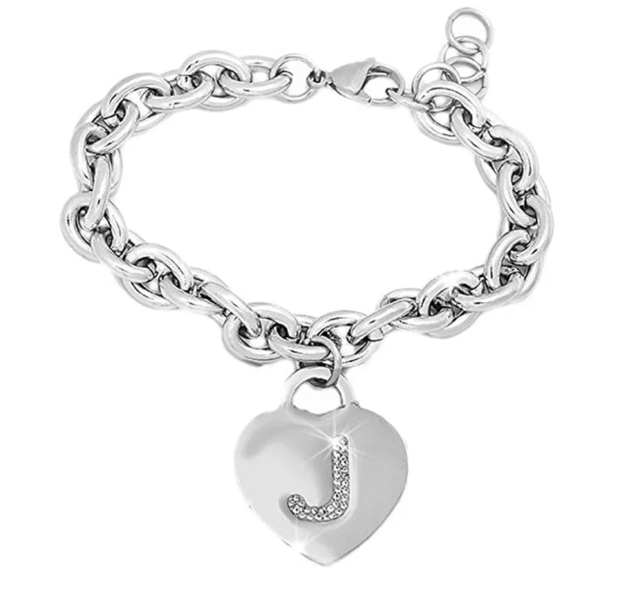 IF FASHION Bracciali Con Lettere Con Strass