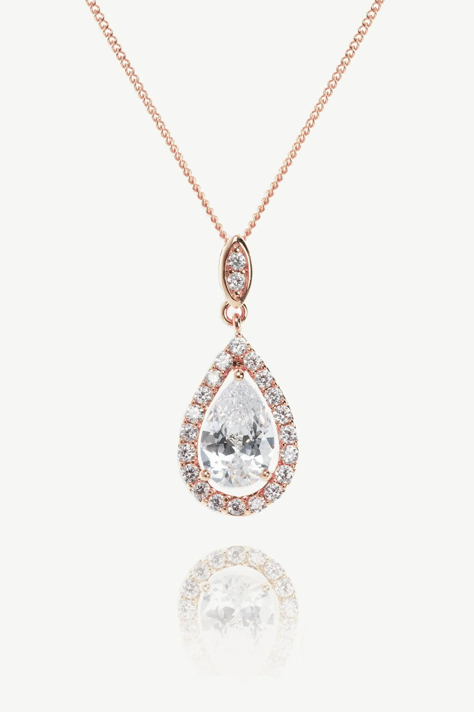Ivory & Co Belmont - Ciondolo a goccia con cristalli