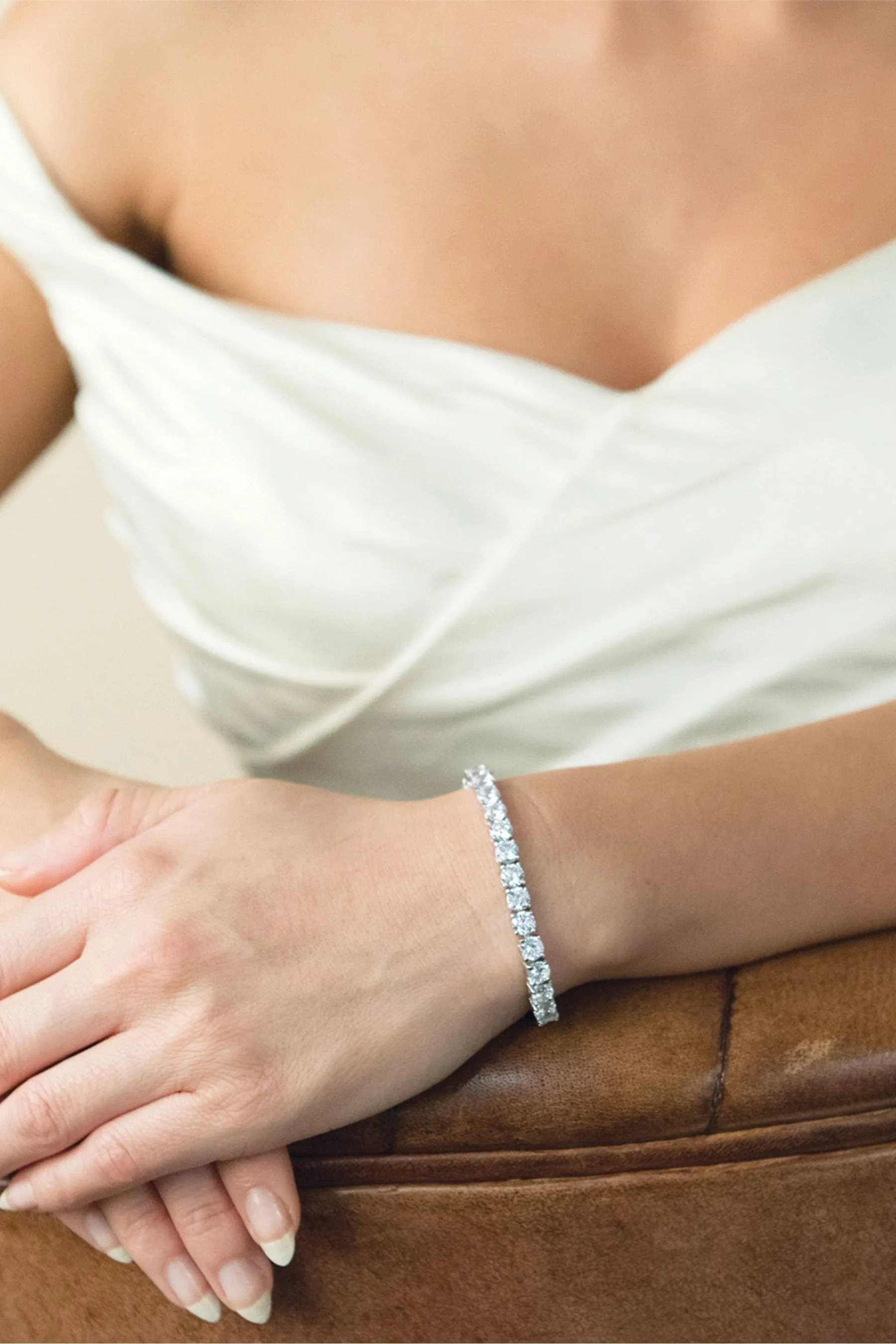Ivory & Co - Imperial - Bracciale tennis con strass