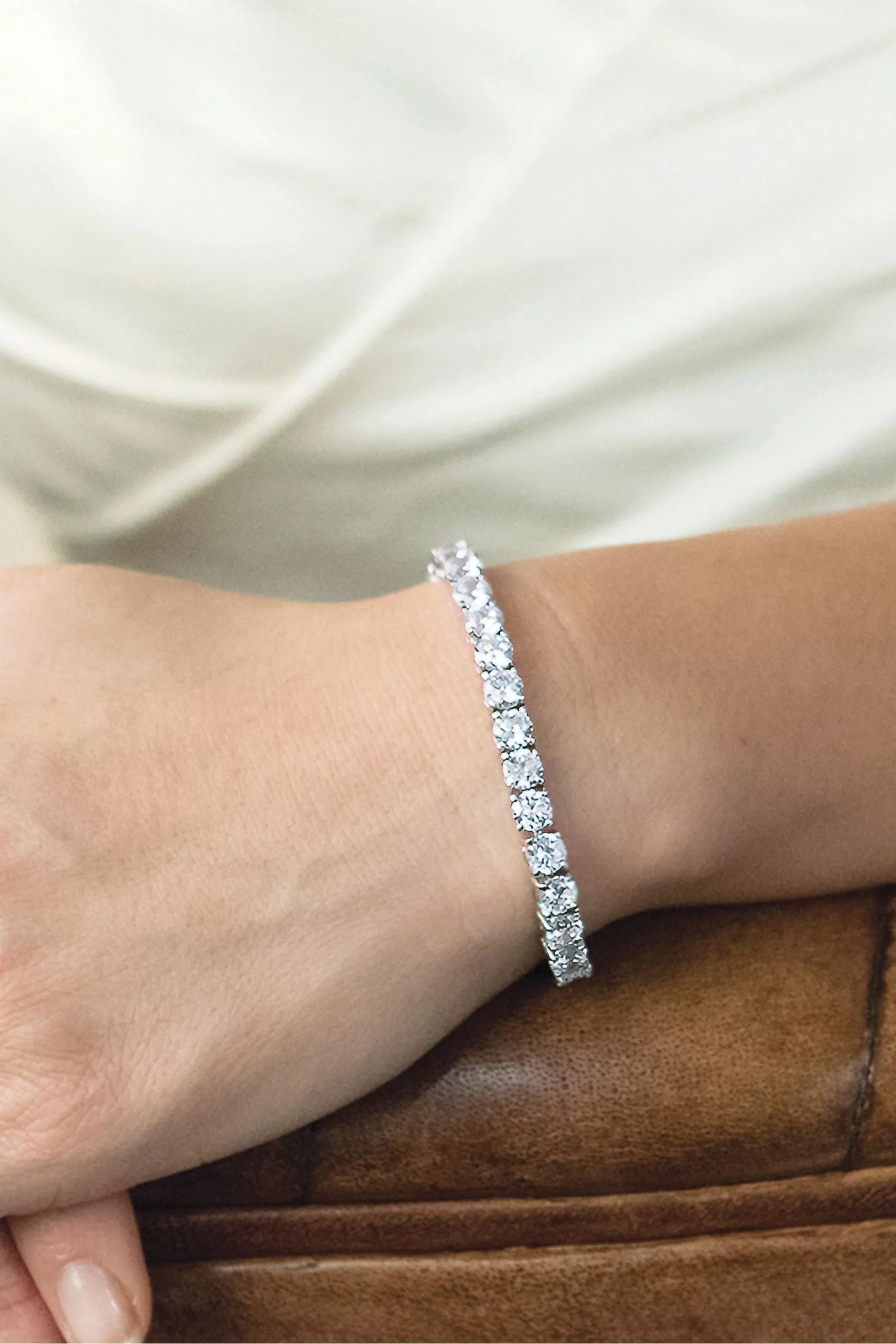Ivory & Co - Imperial - Bracciale tennis con strass