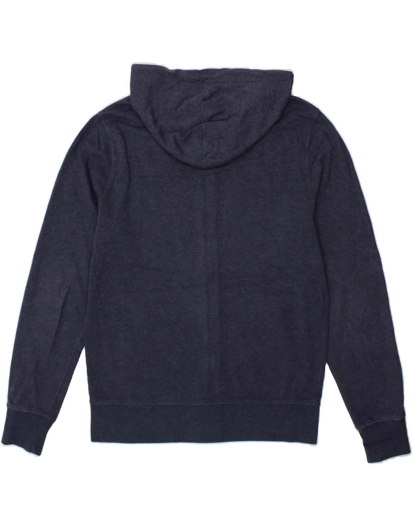 J. CREW Mens Zip Hoodie Sweater Large Navy Blue