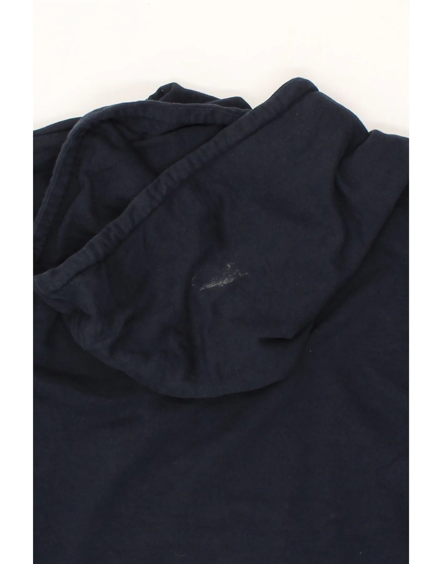 JACK & JONES Mens Graphic Hoodie Jumper Large Navy Blue Cotton