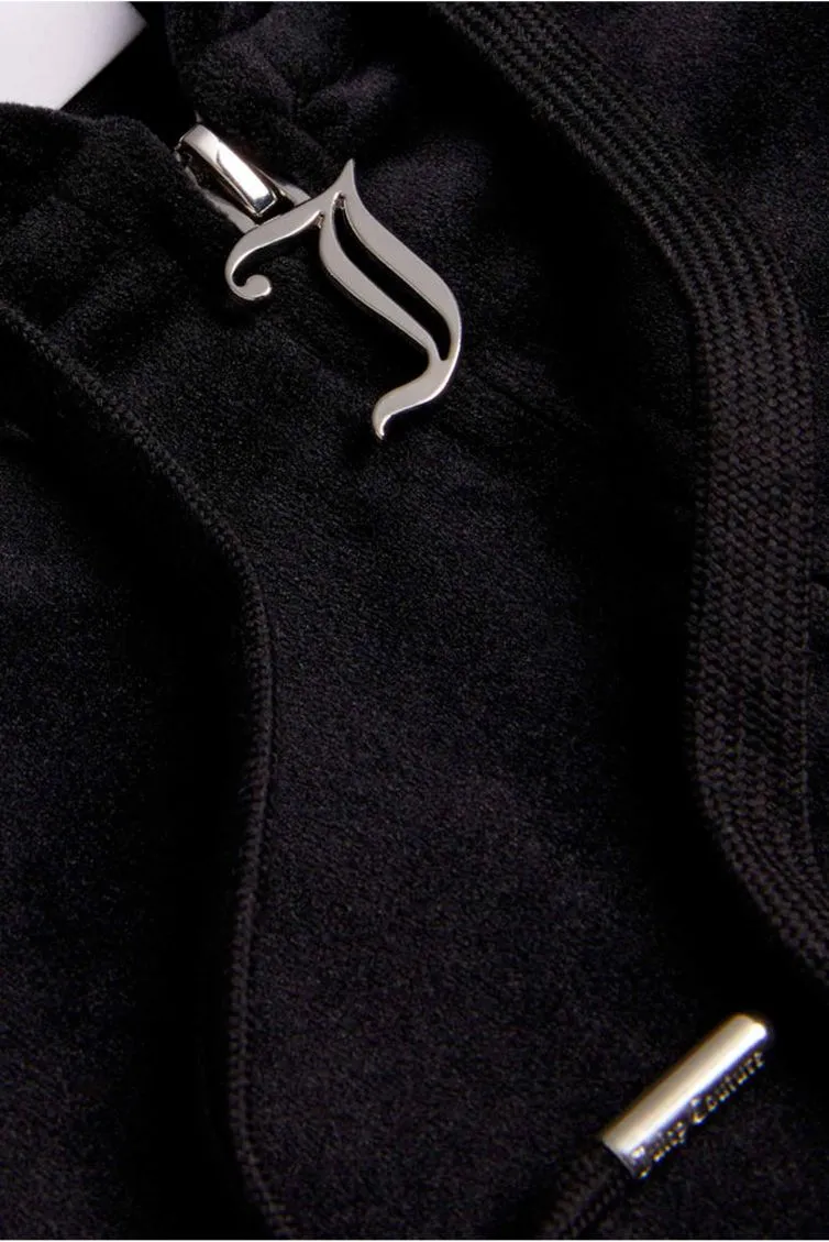JUICY COUTURE MADISON HOODIE VIJH70194WPFJ00 BLACK
