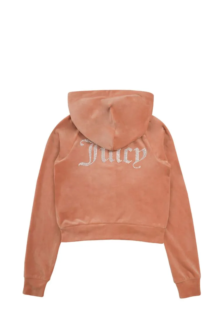 JUICY COUTURE MADISON HOODIE VIJH70194WPFJA5 CAFE'
