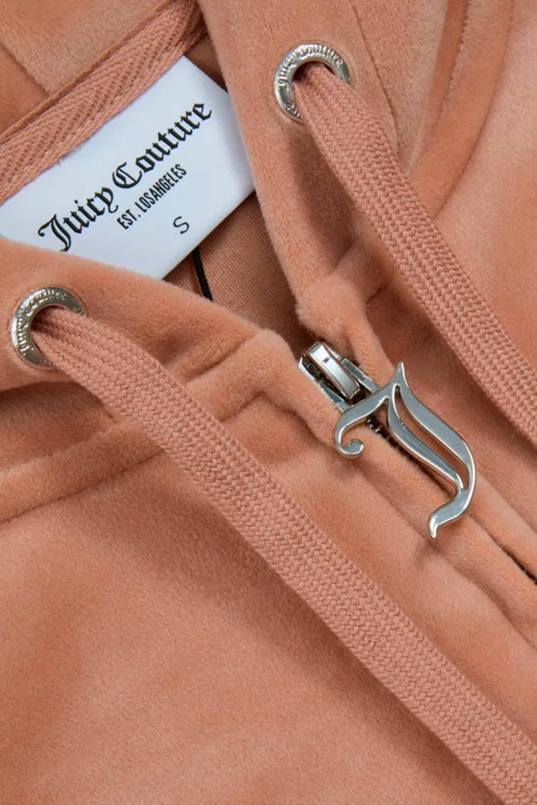 JUICY COUTURE MADISON HOODIE VIJH70194WPFJA5 CAFE'