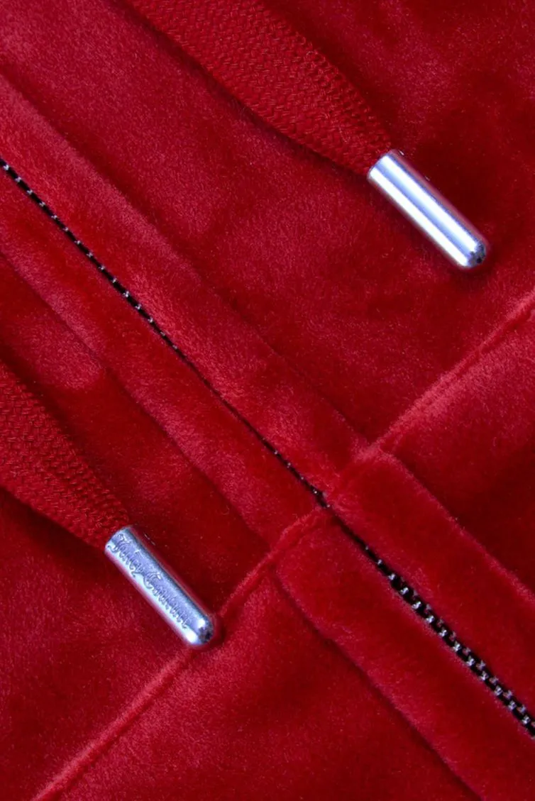 JUICY COUTURE MADISON HOODIE VIJH70194WPFJB4 RED DAHLIA