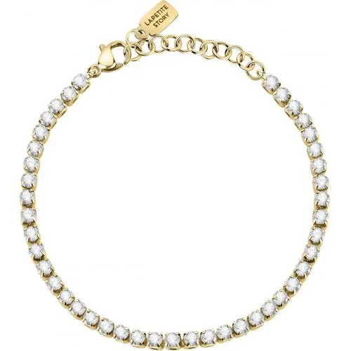 La Petite Story | Bracciale Tennis Friendship Dorato