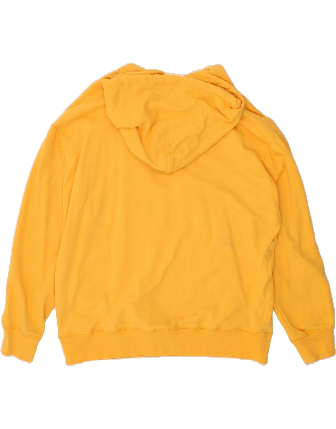 LEVI'S Mens Graphic Hoodie Jumper XL Yellow Cotton
