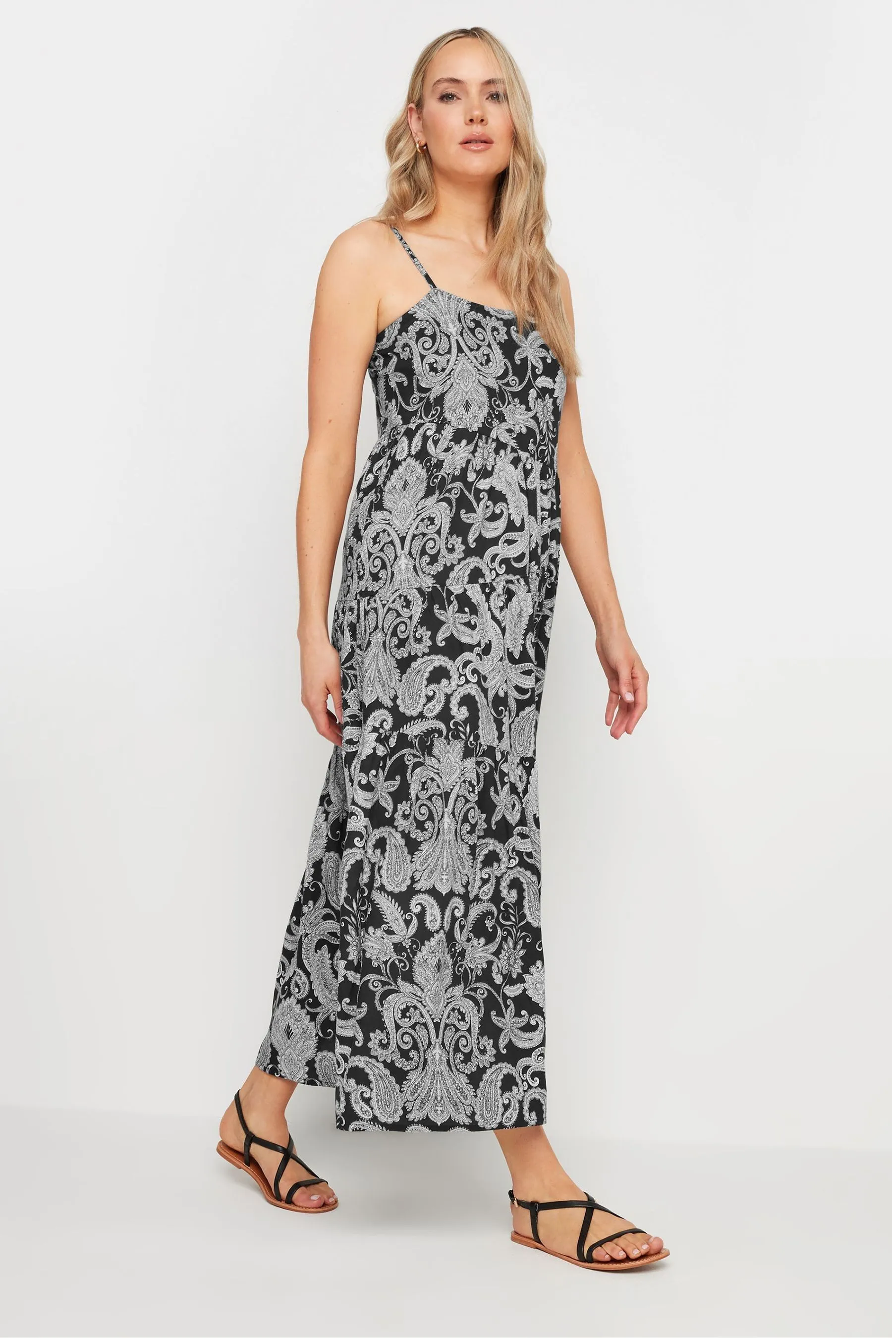 Long Tall Sally - Abito maxi con Stampa cachemire e spalline