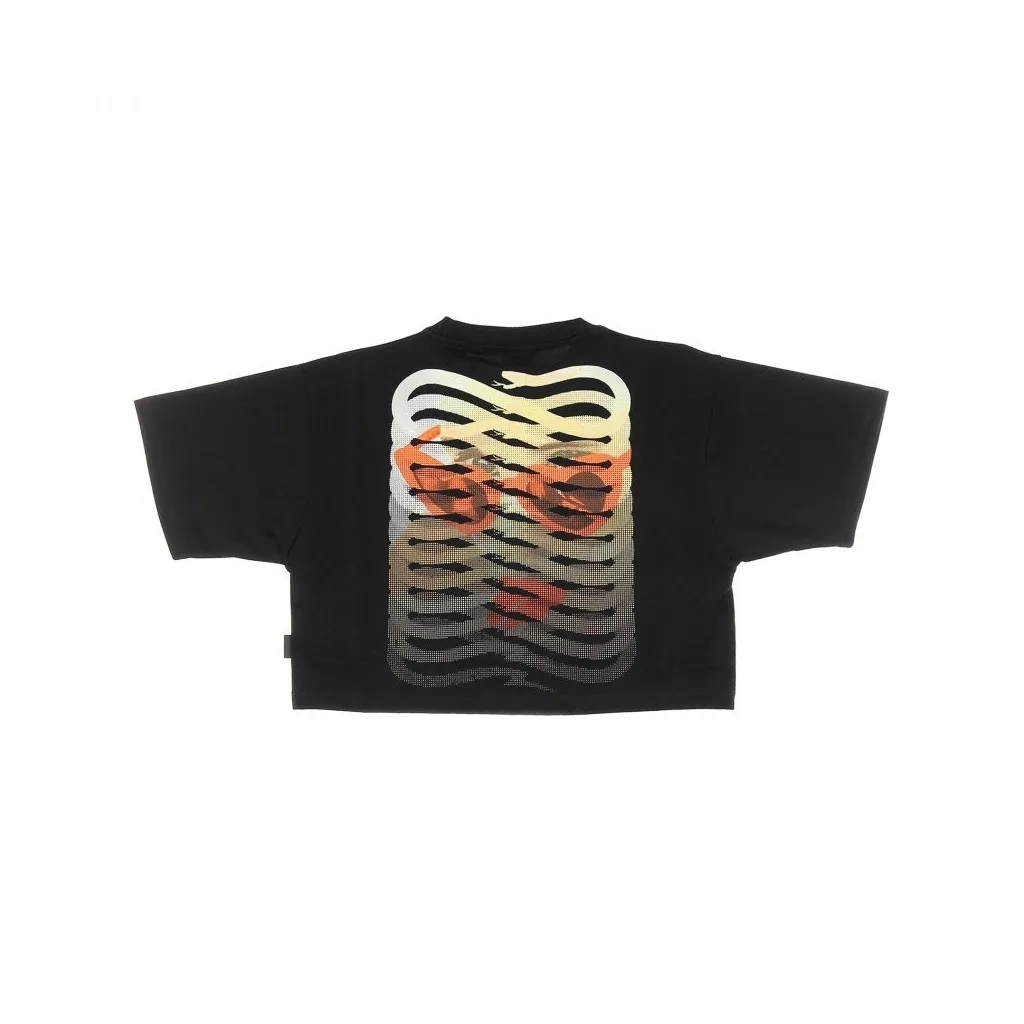 MAGLIETTA CORTA RIBS LOLITA BLACK