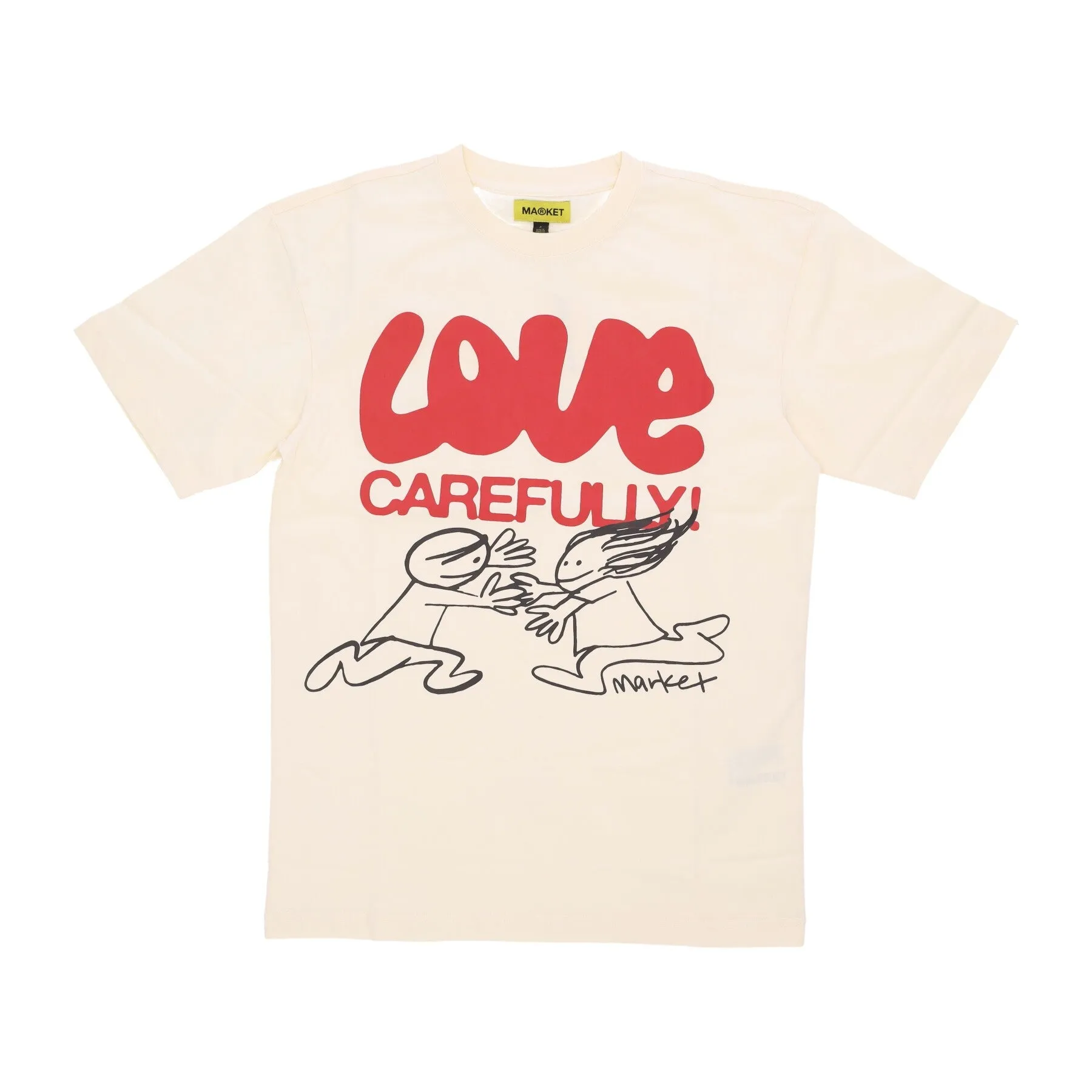 Maglietta Uomo Love Carefully Tee Cream