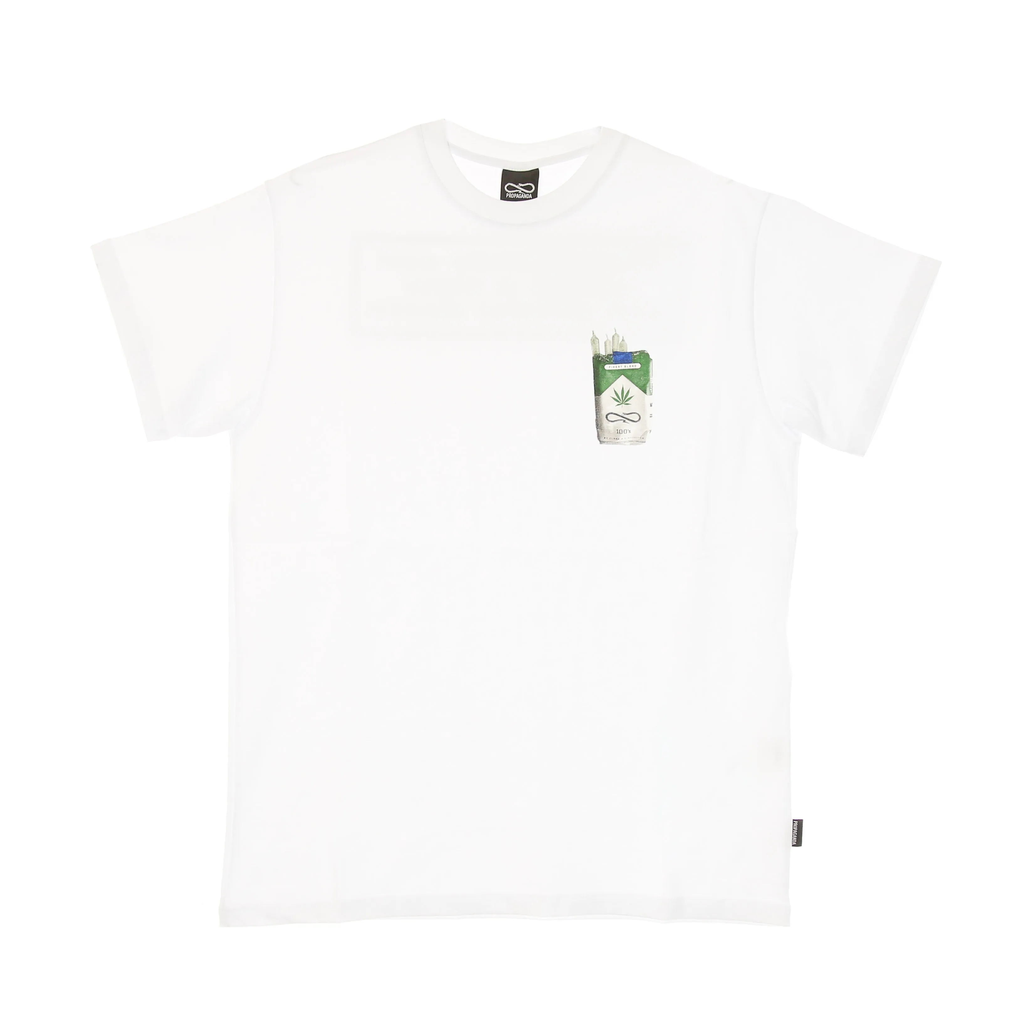 Maglietta Uomo Weed Tee White