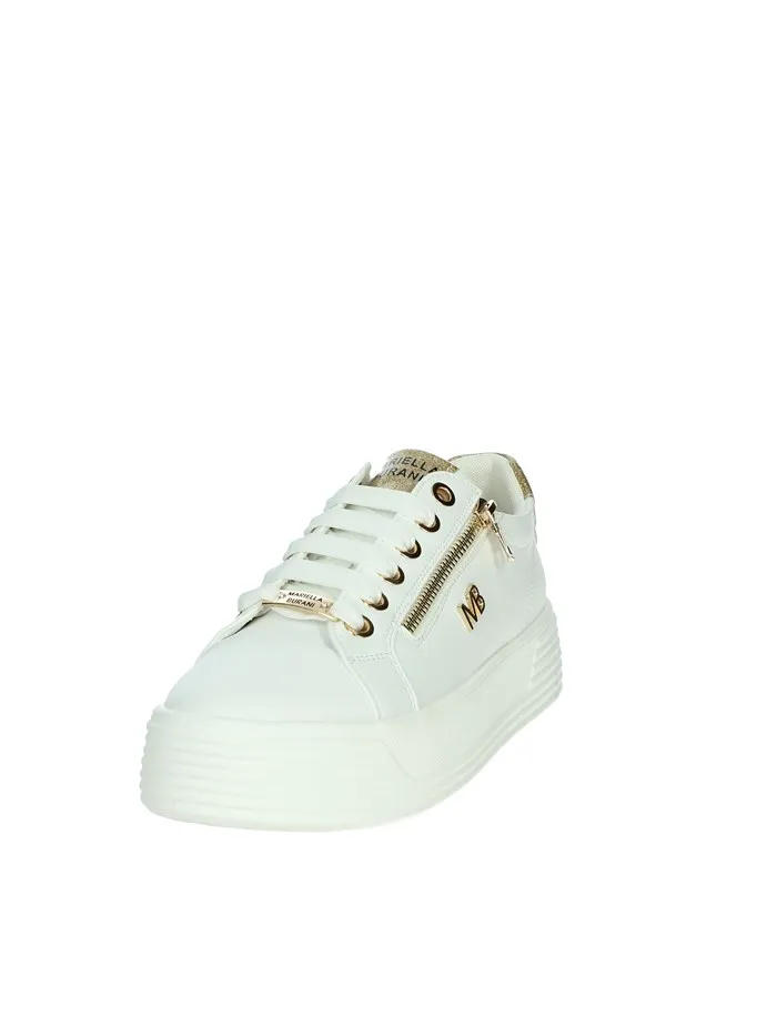 MARIELLA BURANI  SNEAKERS BASSA 50250 BIANCO/ORO