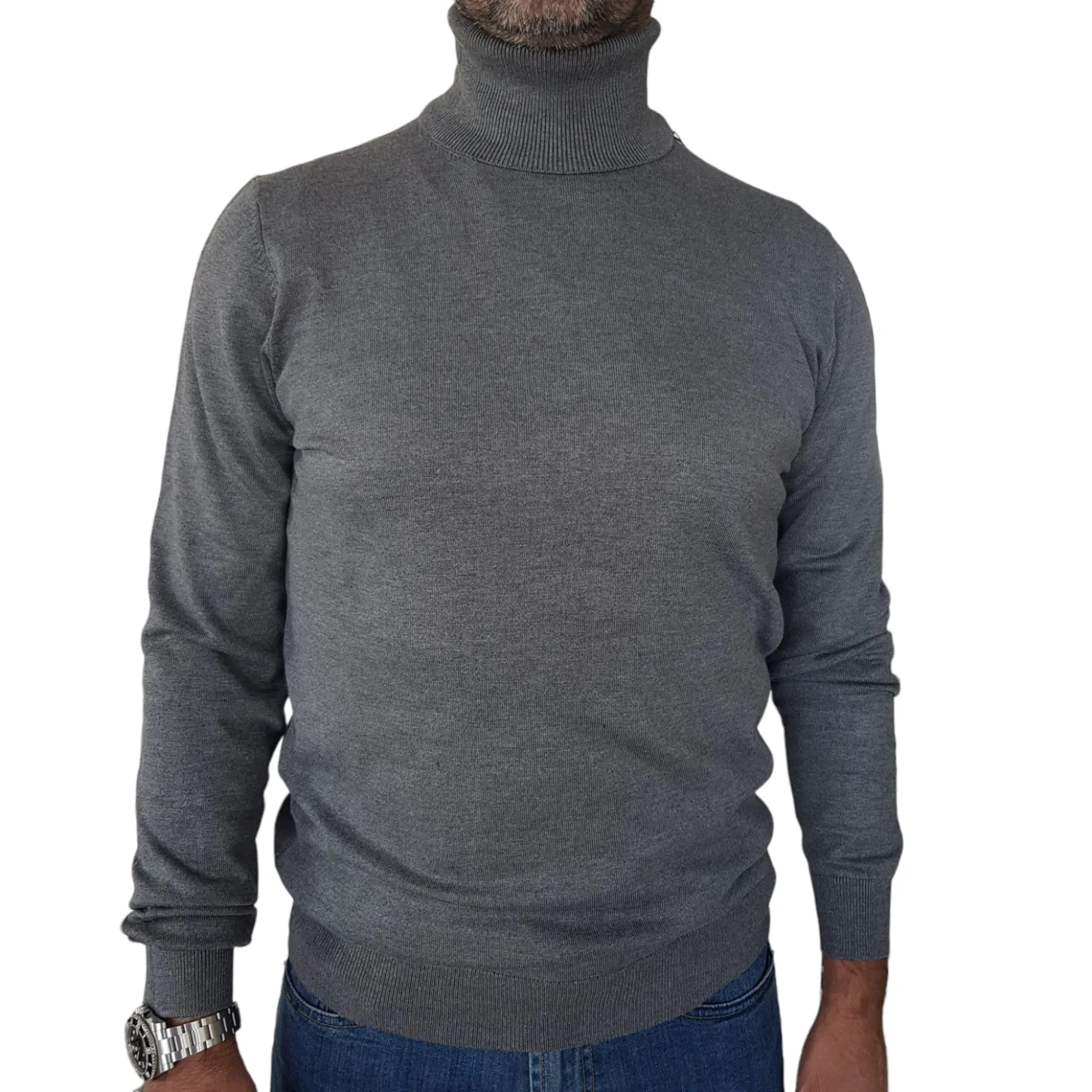 Markup Abbigliamento uomo Maglioncino Grigio Rif.855