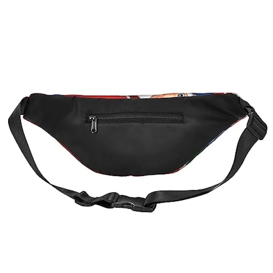 Marsupio unisex con Babbo Natale, impermeabile, leggero, per viaggi, sport, escursionismo, Come nella foto, Taglia unica, Zaino 