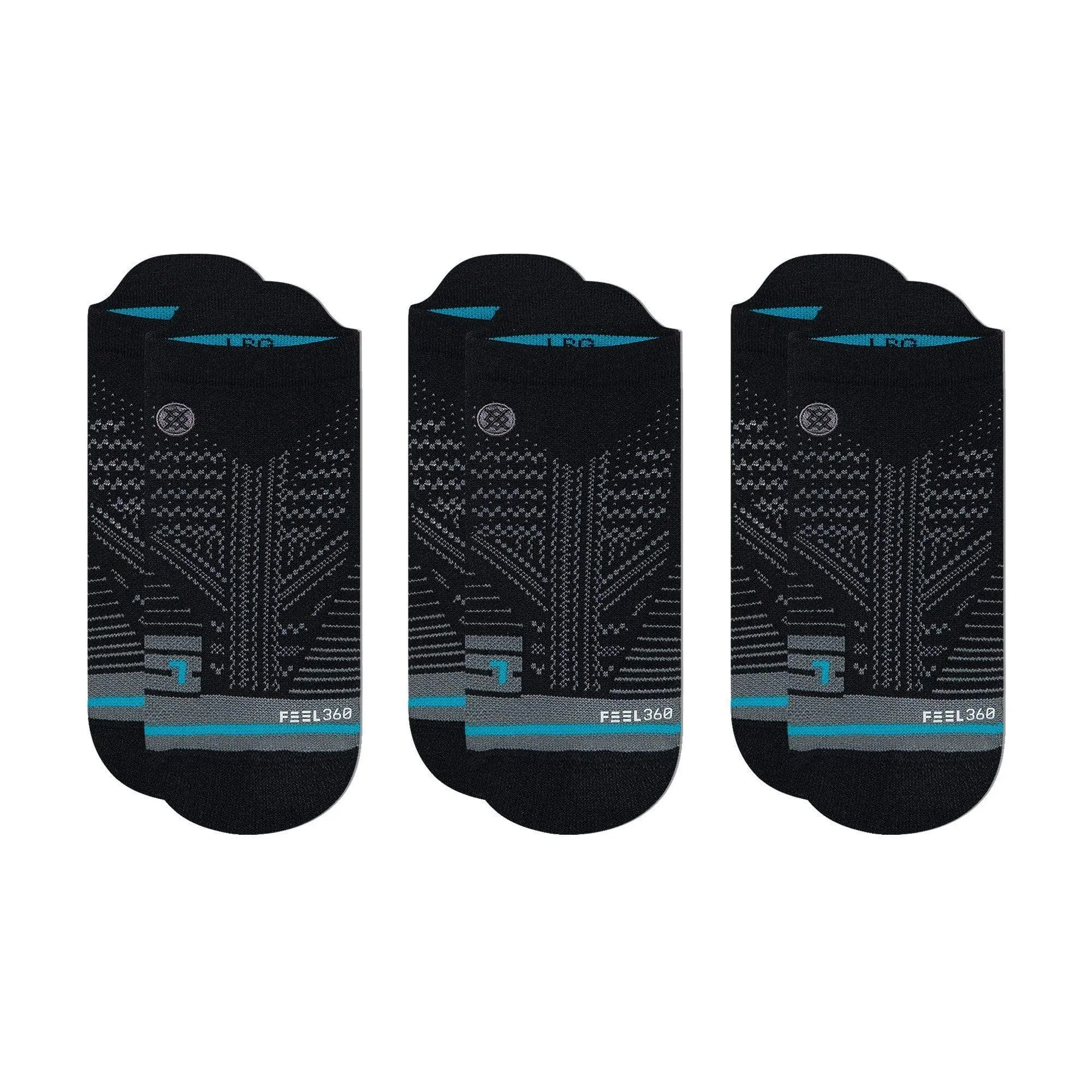 Mens Train Tab 3 Pack Black