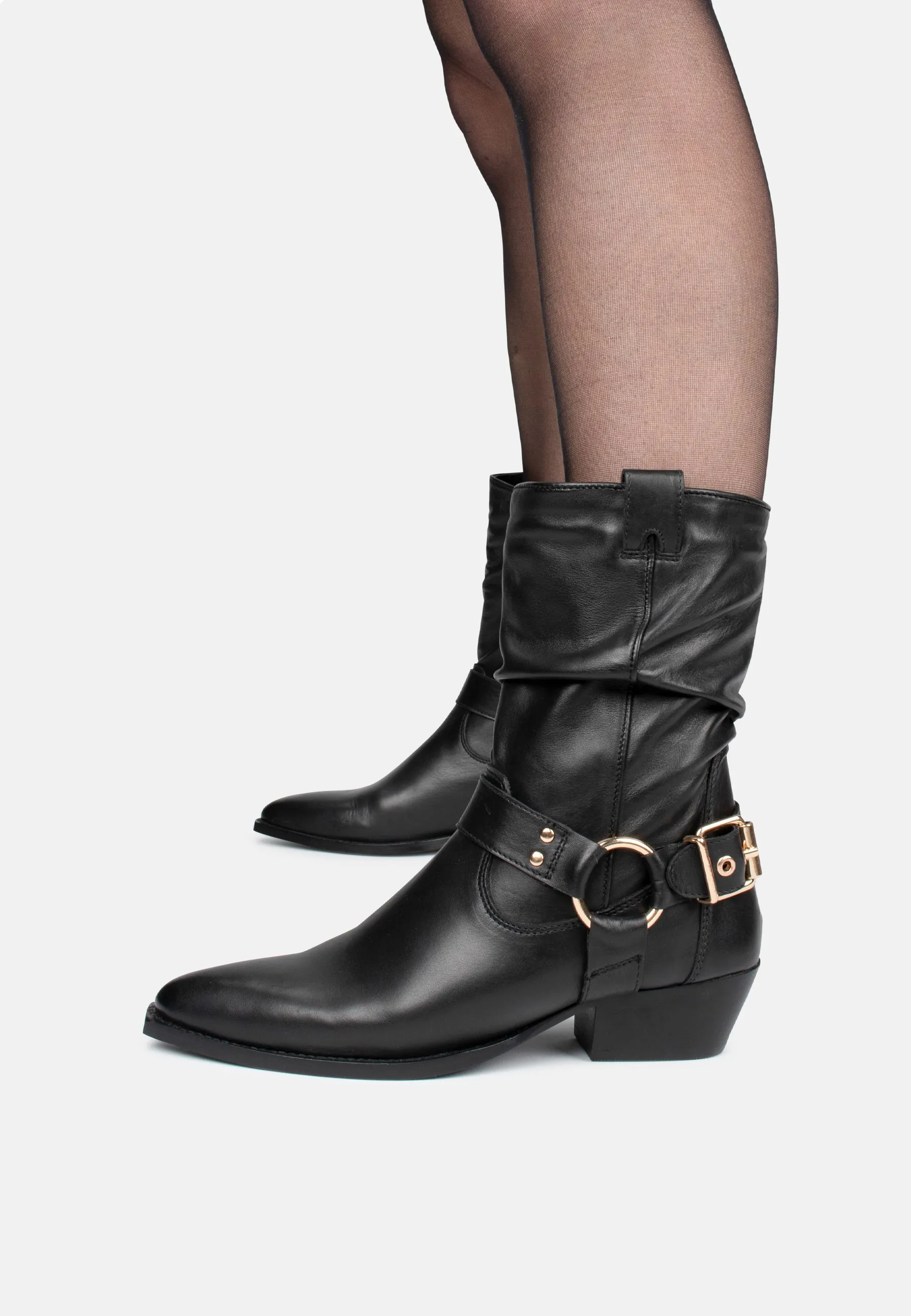 MOCO LEREN - Stivali texani / biker