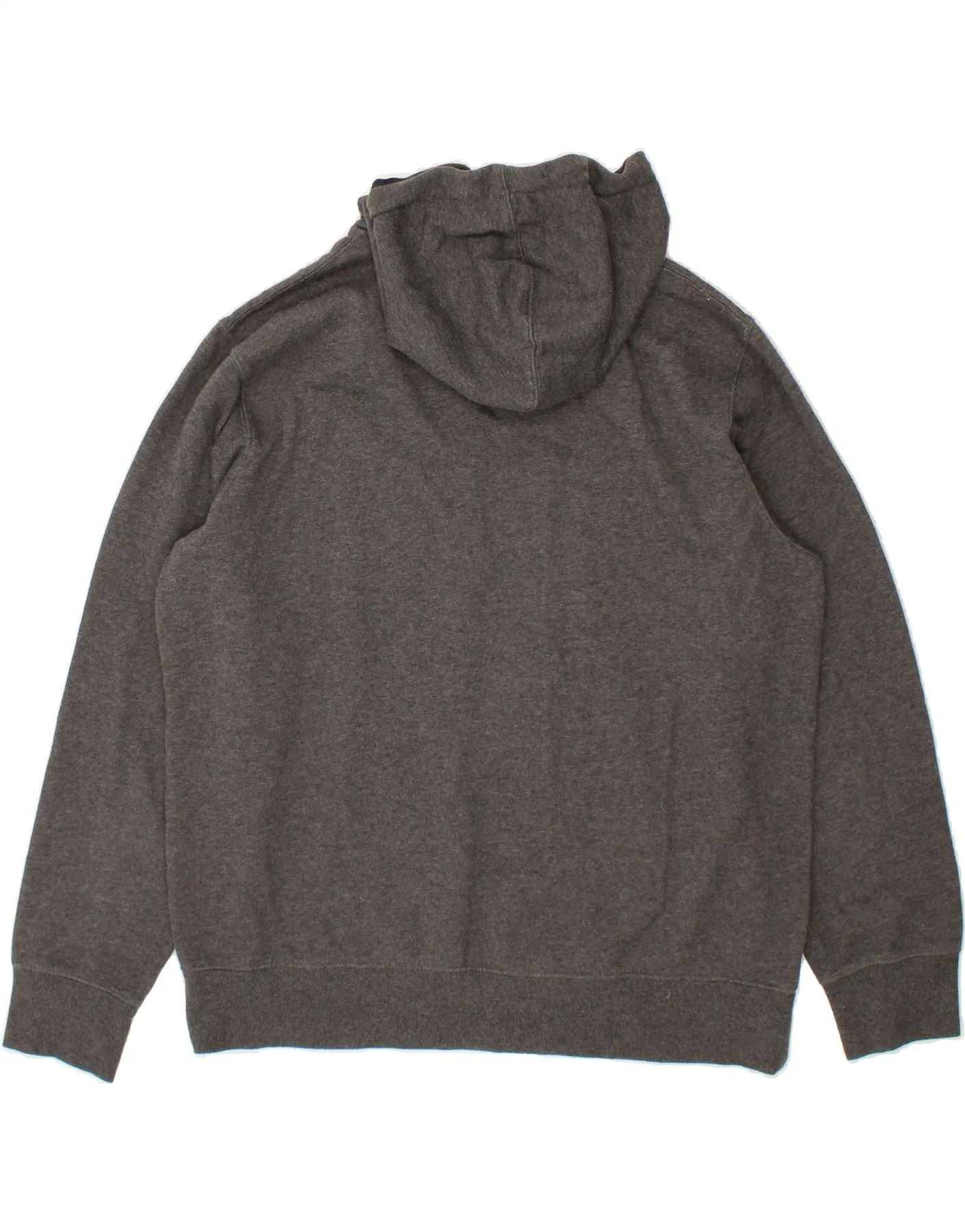 NEW BALANCE Mens Graphic Hoodie Jumper XL Grey Cotton