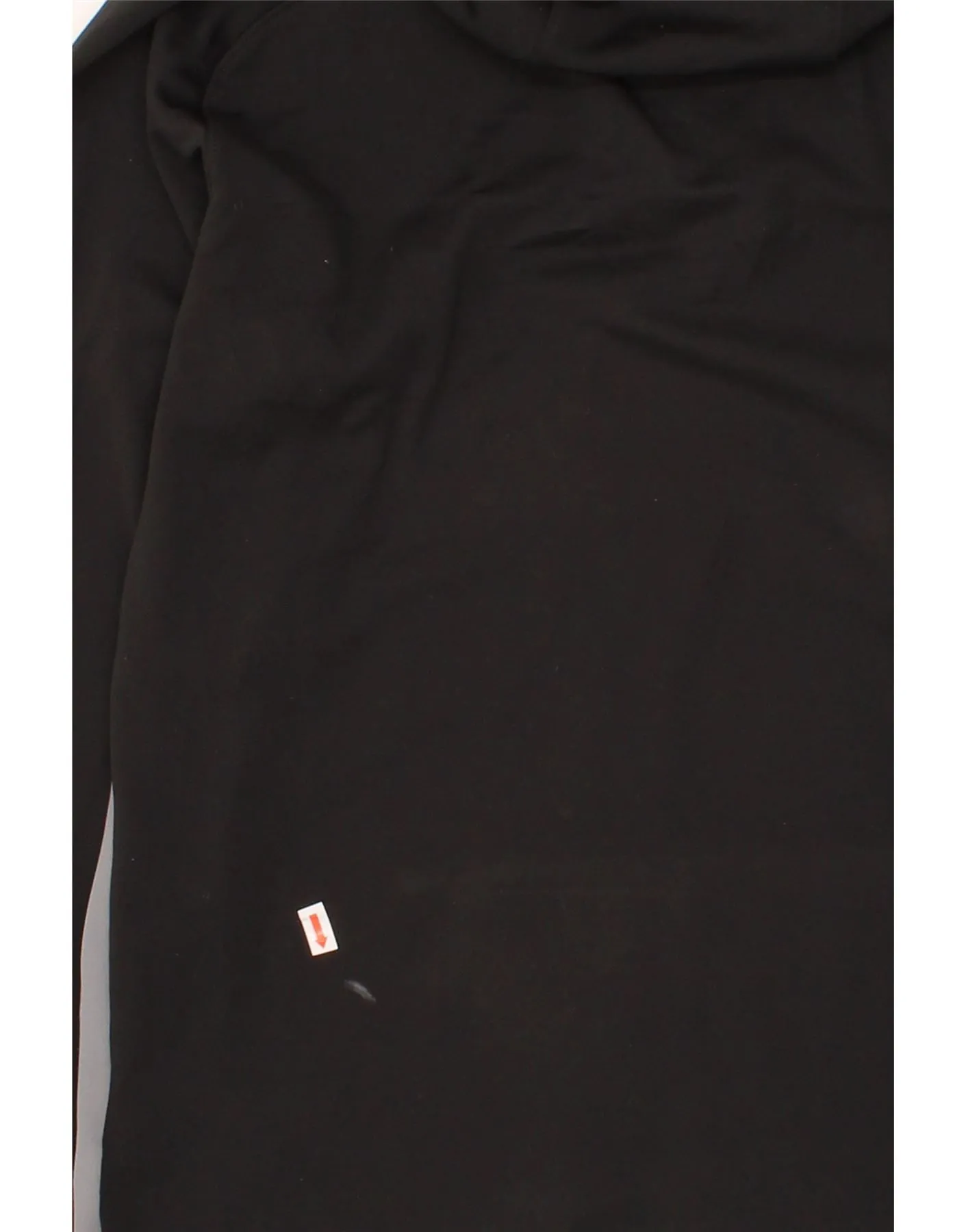 NIKE Mens Dri Fit Zip Neck Hoodie Jumper XS Grey Colourblock Polyester