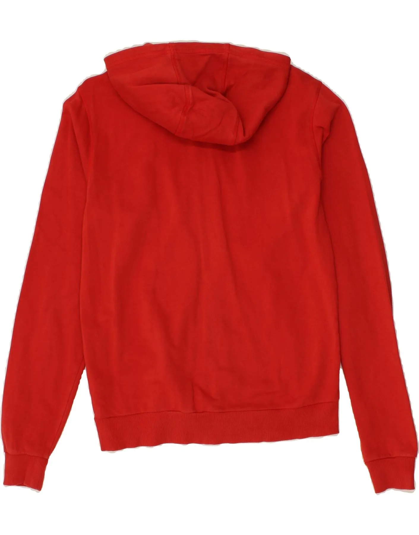 NORTH SAILS Boys Graphic Zip Hoodie Sweater 13-14 Years Red Cotton