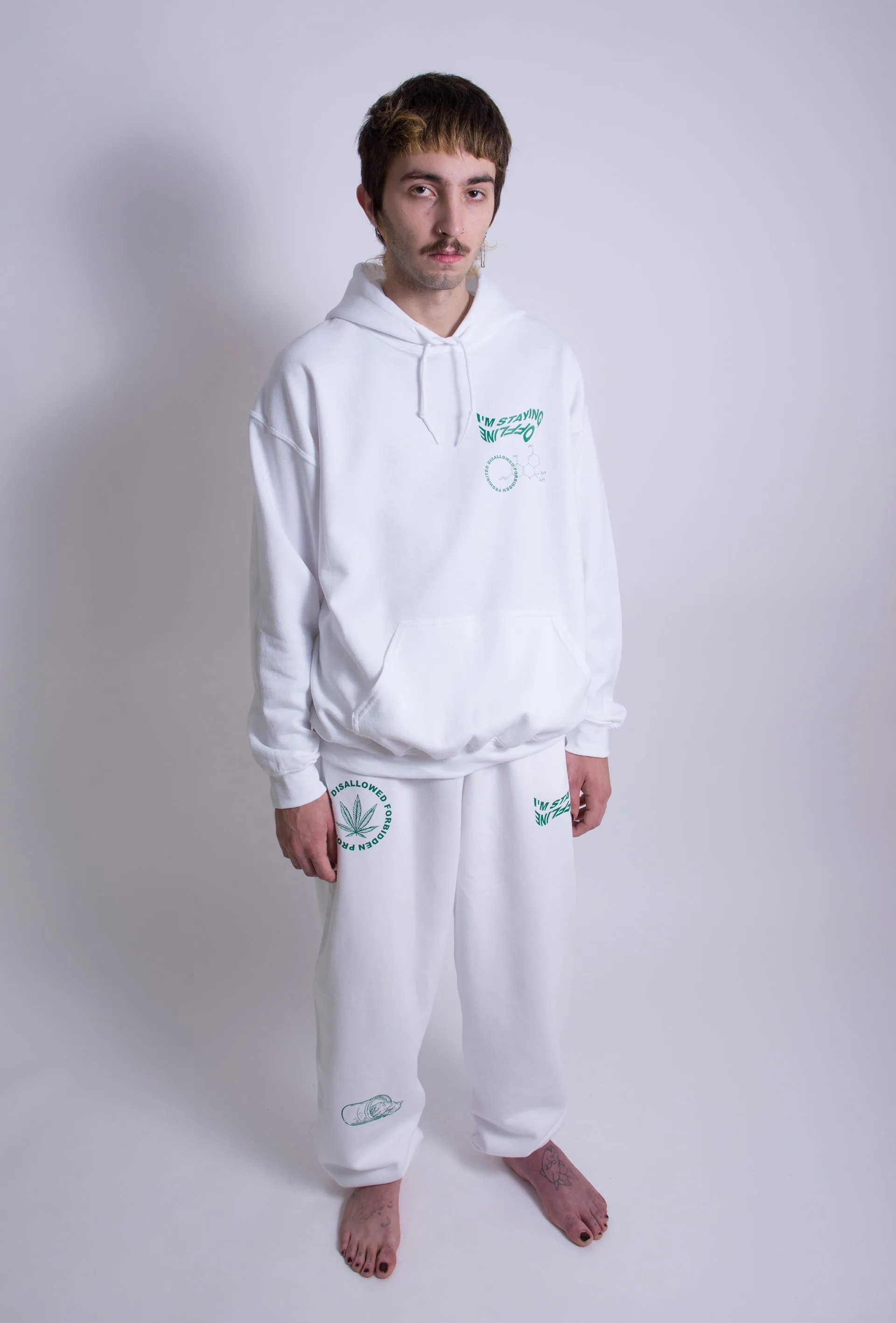 Offline White Hoodie