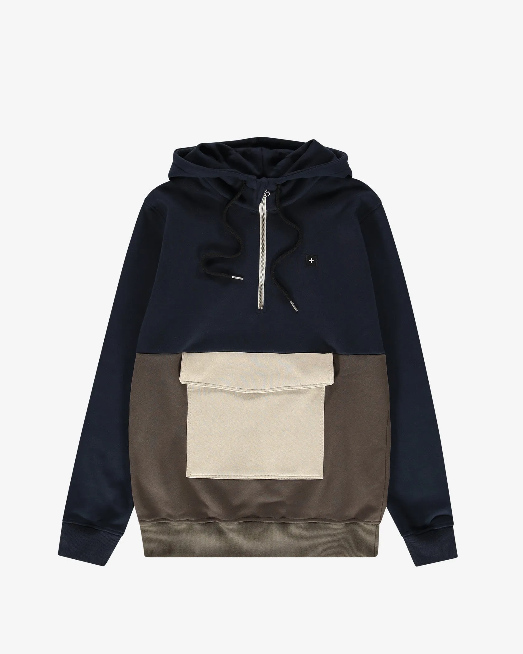 OMAR0702 HALF ZIP HOODIE