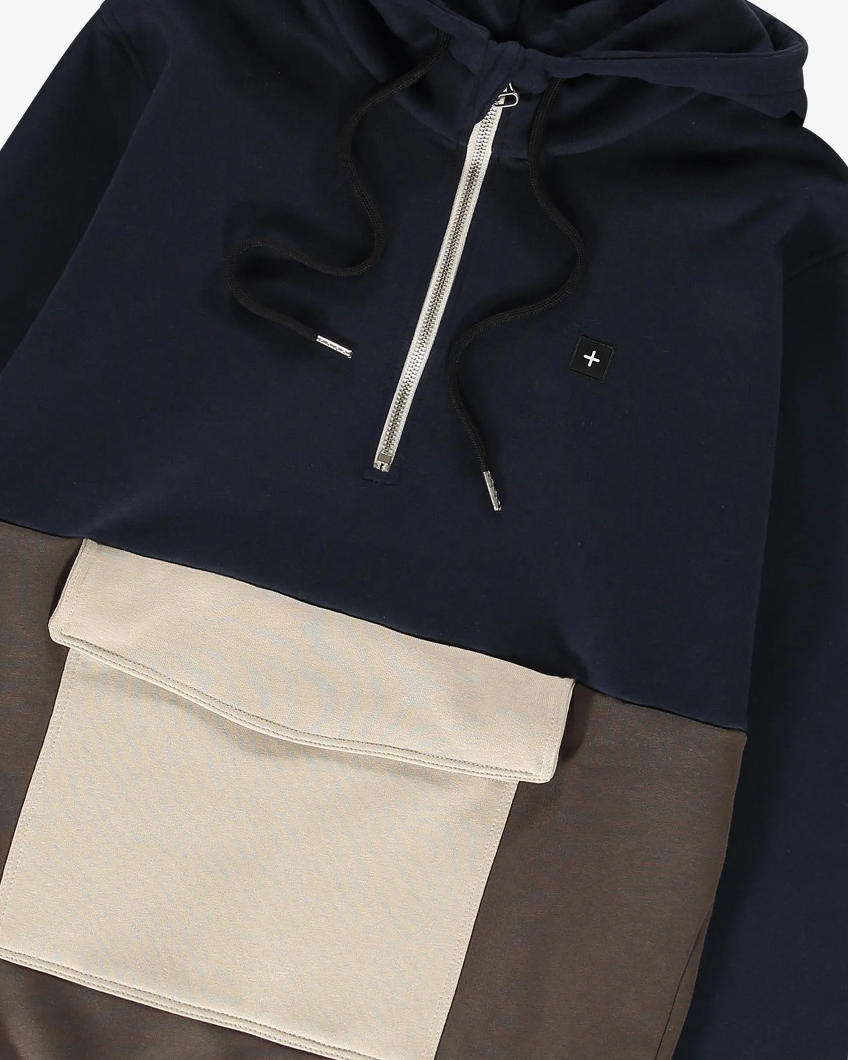 OMAR0702 HALF ZIP HOODIE