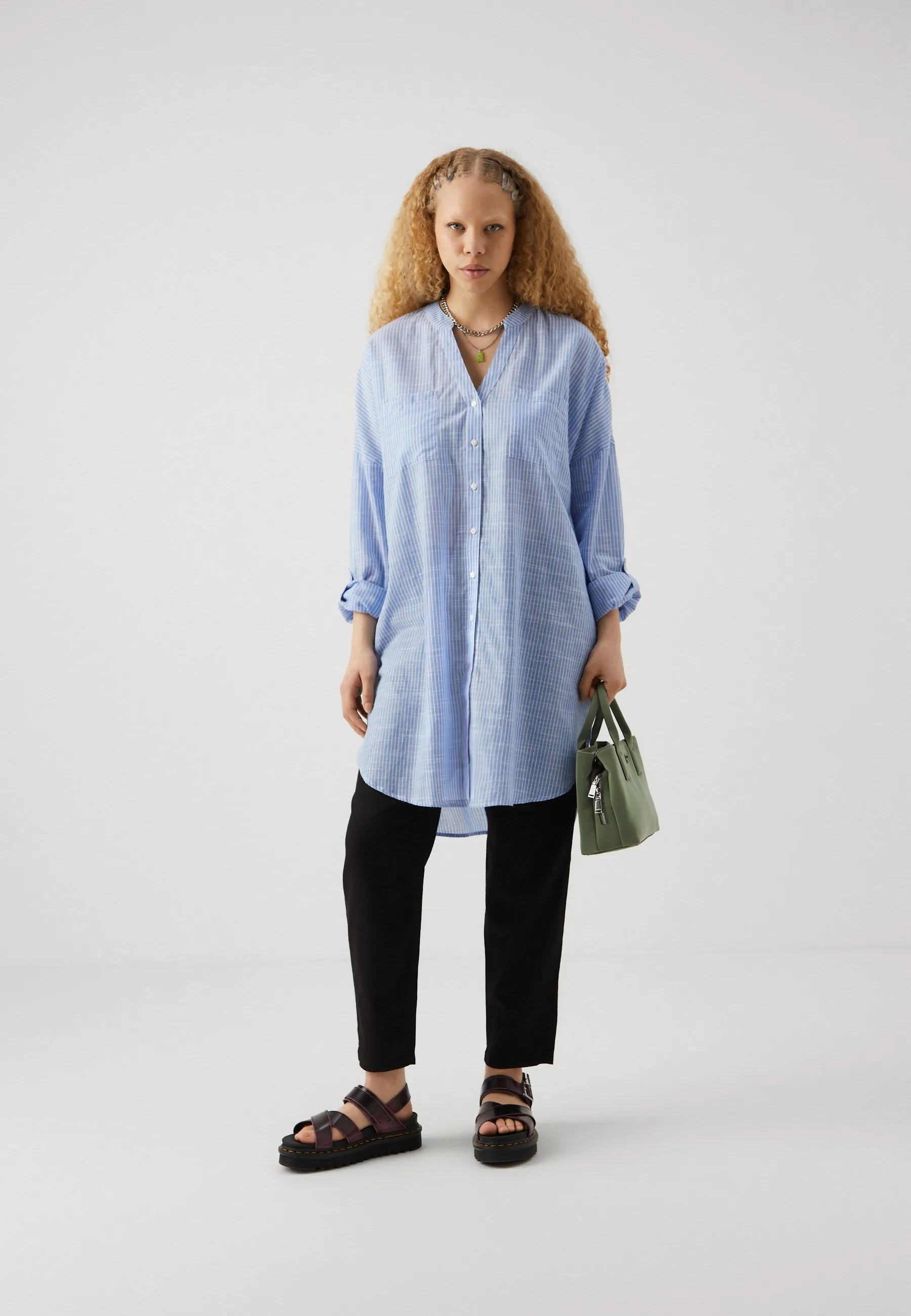 ONLAPELDOORN STRIPE SHIRT  - Tunica