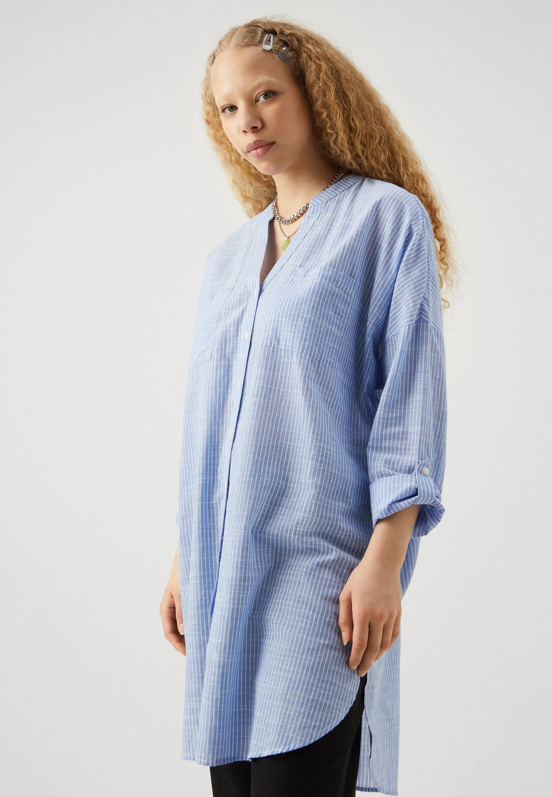 ONLAPELDOORN STRIPE SHIRT  - Tunica