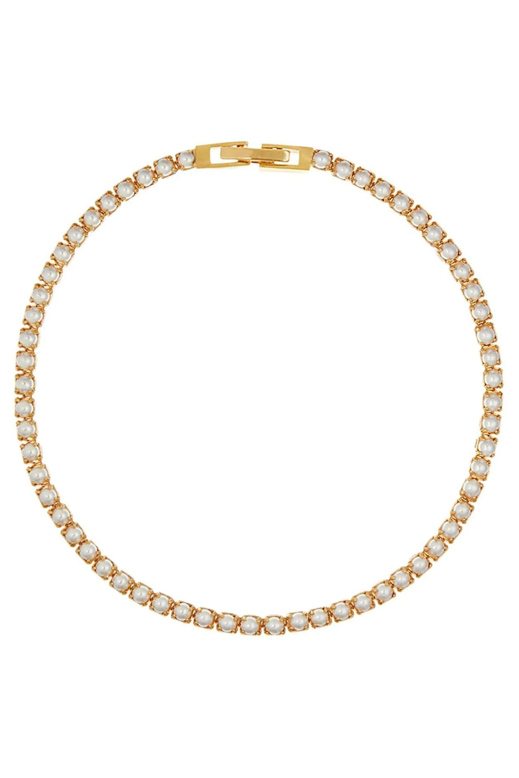 Orelia London Oro placcato - Bracciale tennis con perle