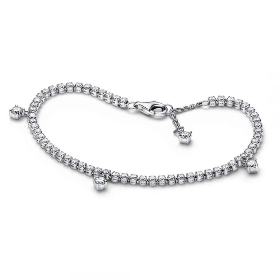 PANDORA Bracciale Tennis con Gocce Luminose