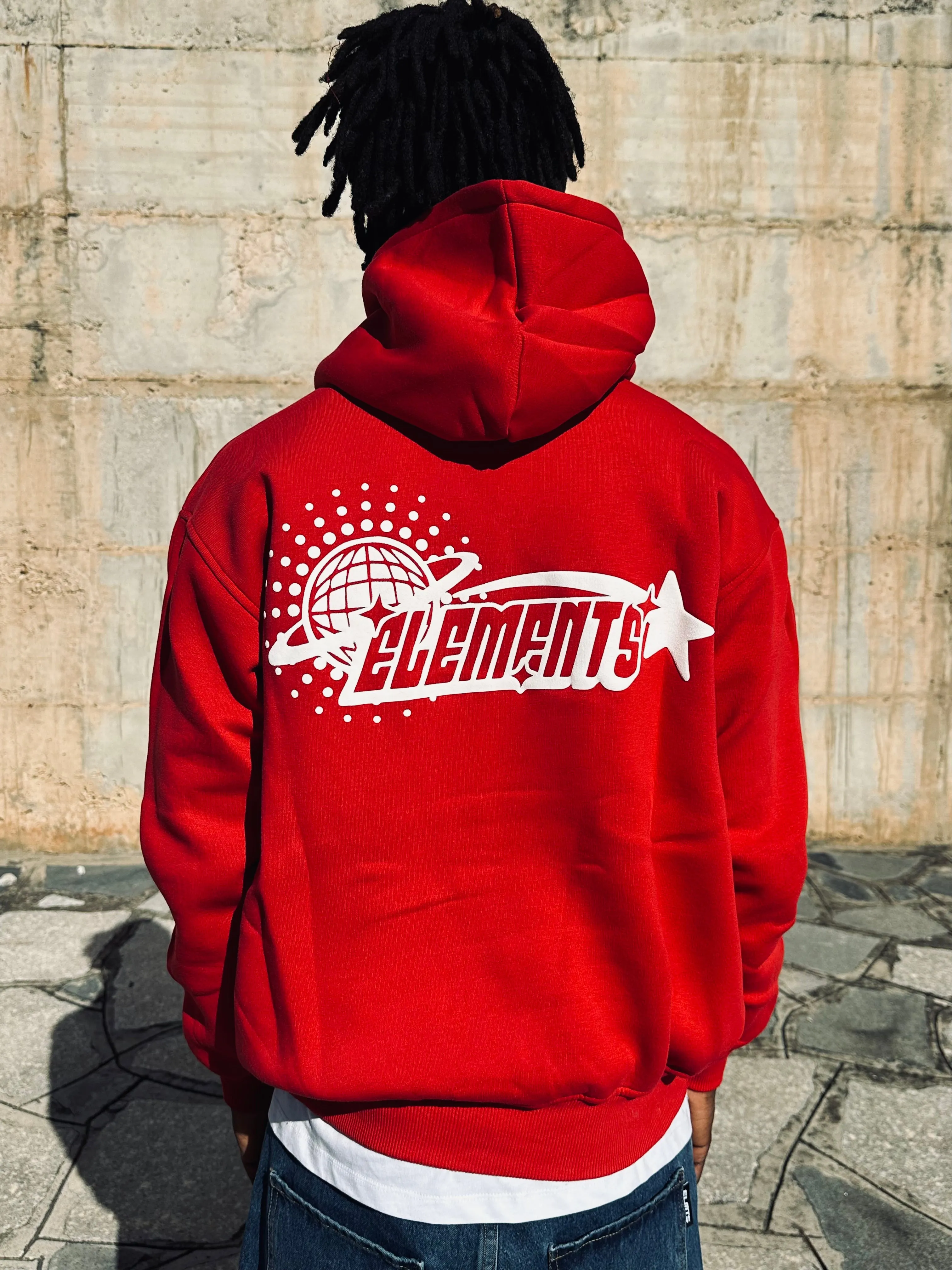 PERFECT HOODIE POLICOT WORLD LINE  RED