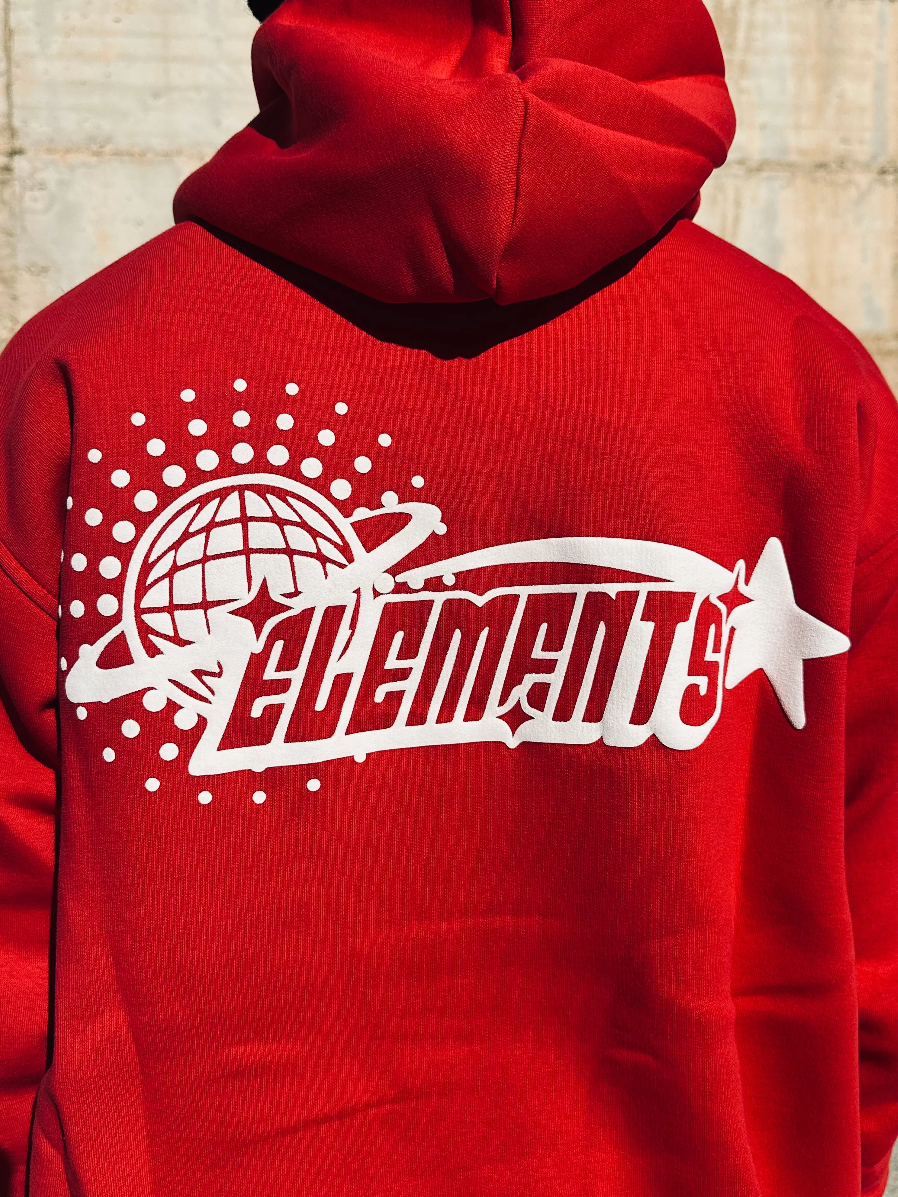 PERFECT HOODIE POLICOT WORLD LINE  RED