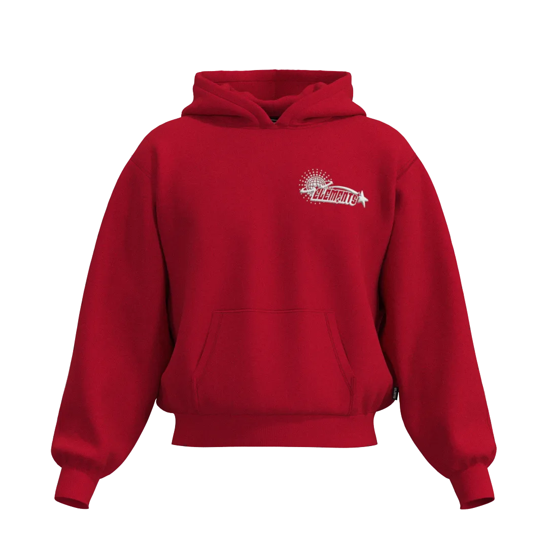 PERFECT HOODIE POLICOT WORLD LINE  RED