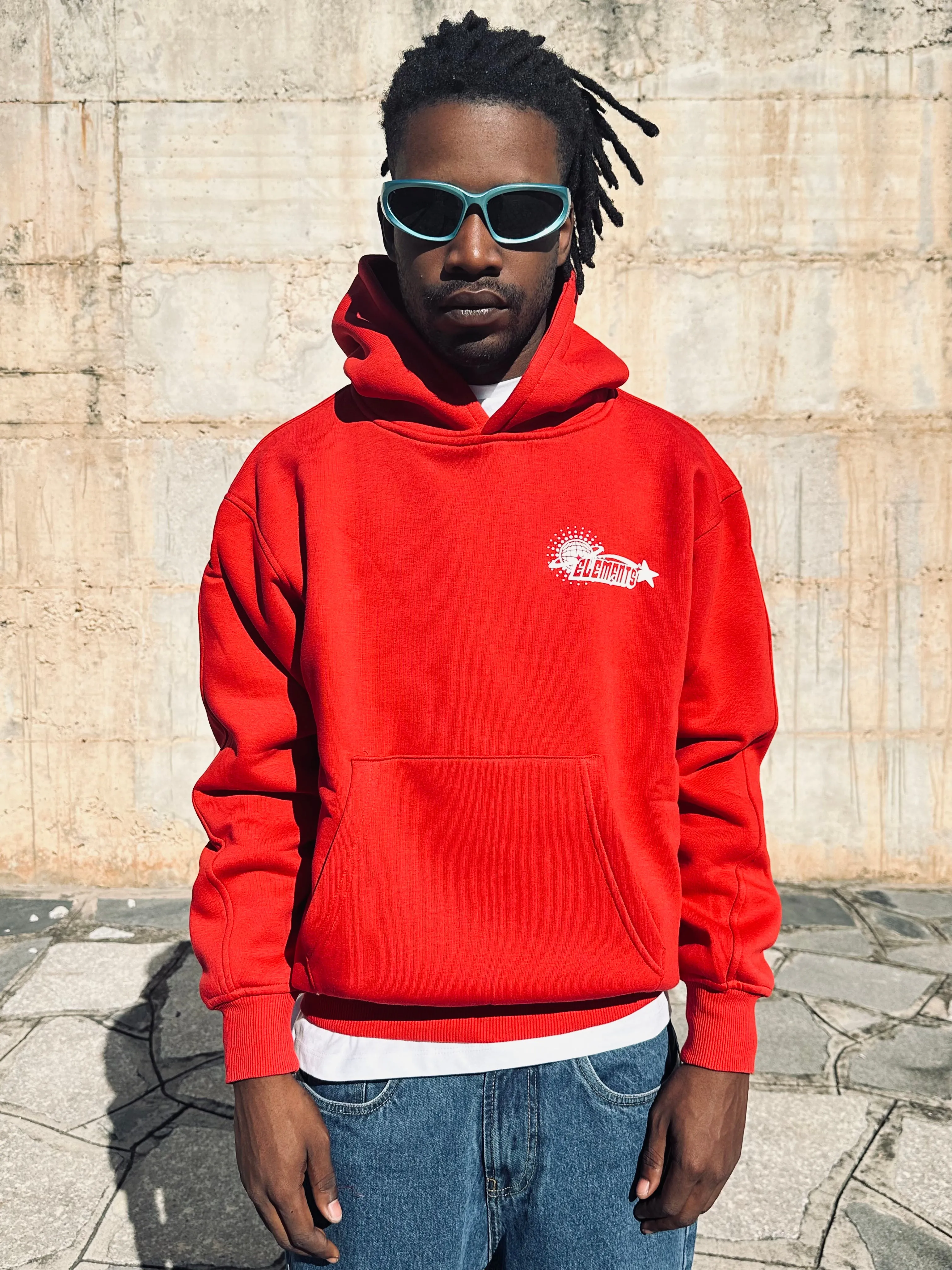 PERFECT HOODIE POLICOT WORLD LINE  RED