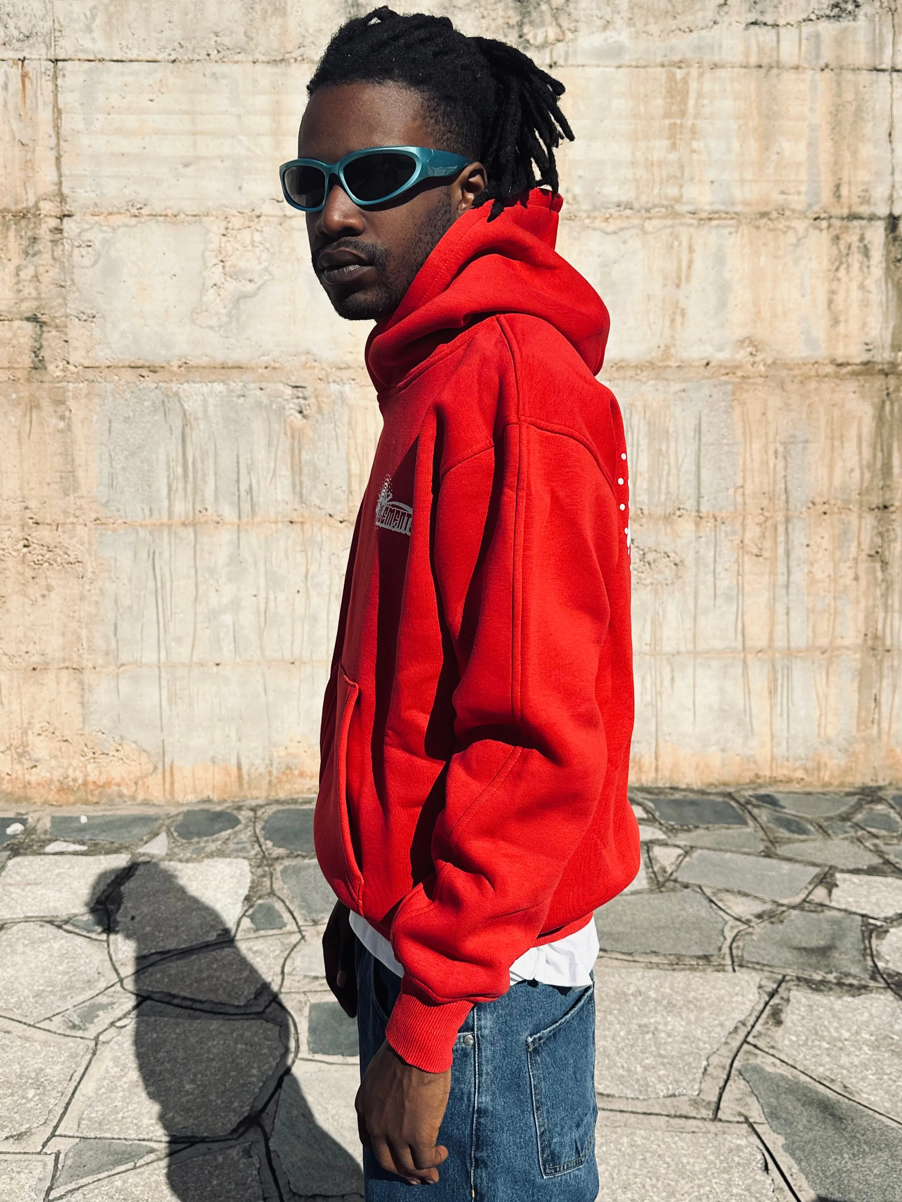 PERFECT HOODIE POLICOT WORLD LINE  RED