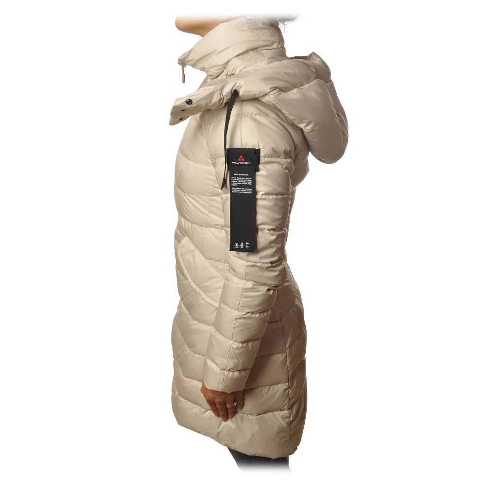 Peuterey - Giubbotto Fayola Modello a 3/4 Avvitato - Panna - Giacca - Luxury Exclusive Collection